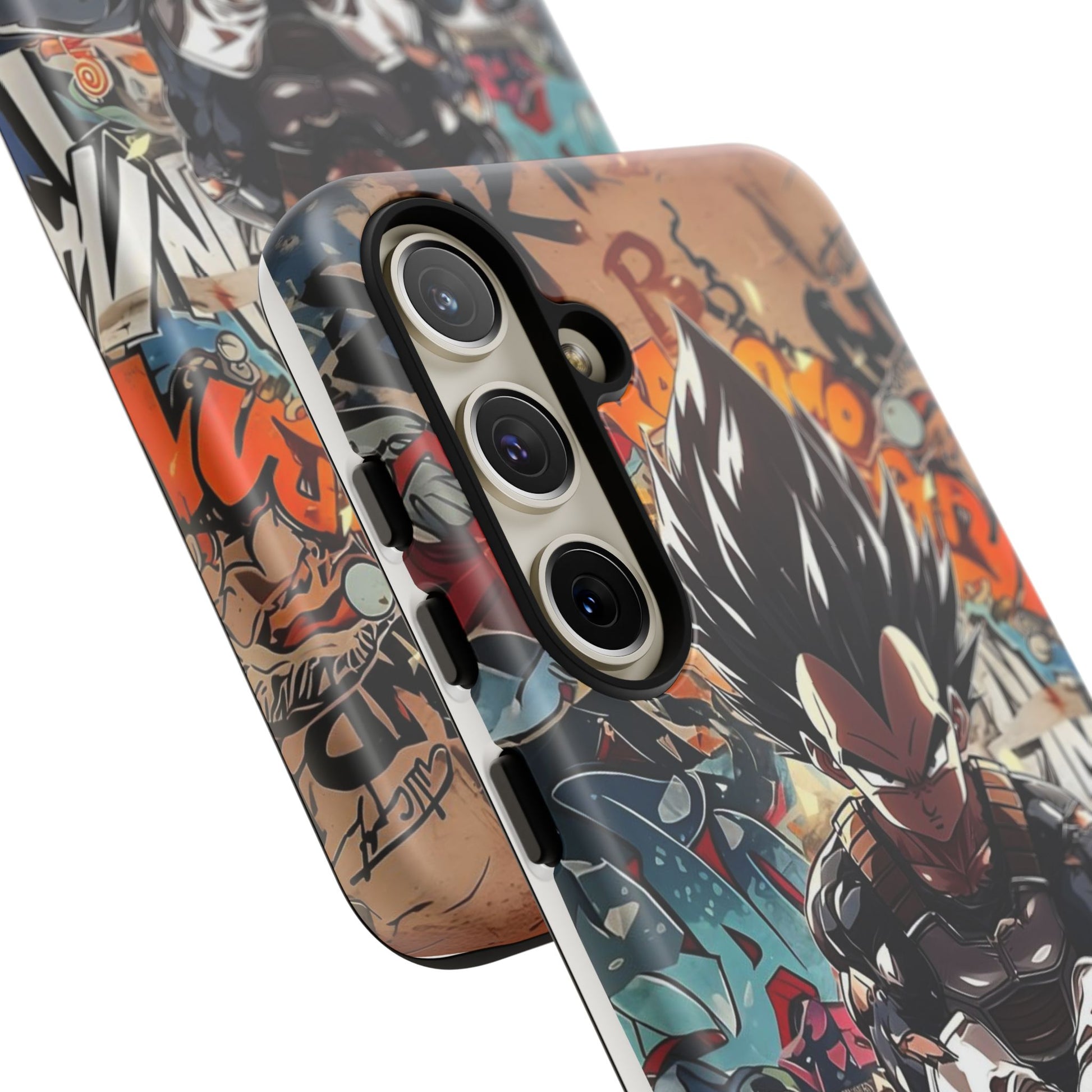 Anime Vegeta Dragon ball Z Tough Cases for iPhones, Samsung, and Pixel