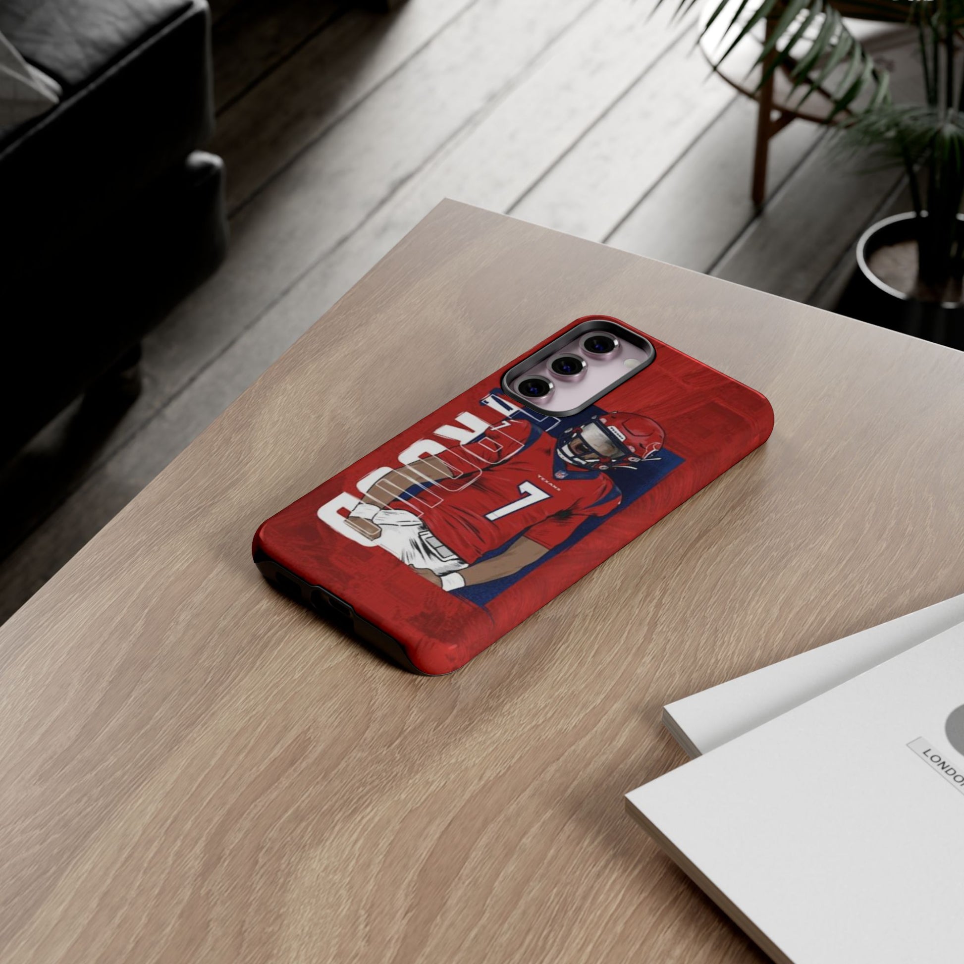 Houston Texans Football CJ Stroud Tough Cases for iPhones, Samsung, and Pixel