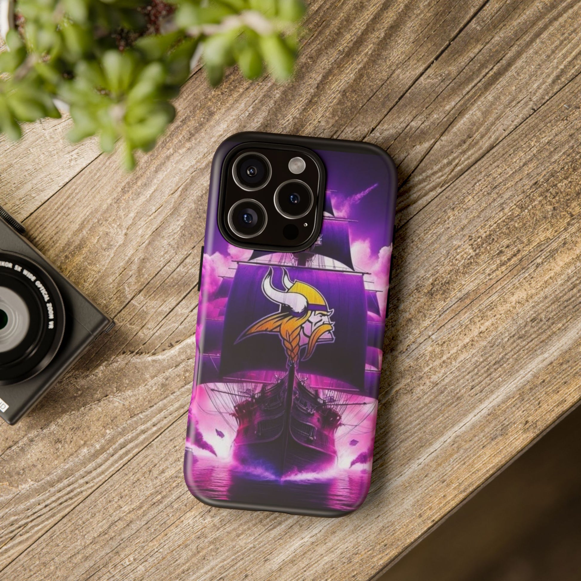 Minnesota Vikings Ship Football Phone Case, Tough Cases for iPhones, Samsung, and Pixel