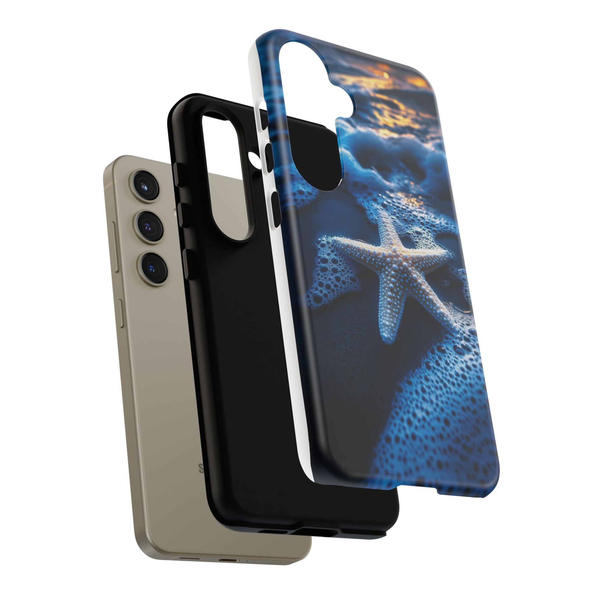 Starfish Beach Tough Cases for iPhones, Samsung, and Pixel