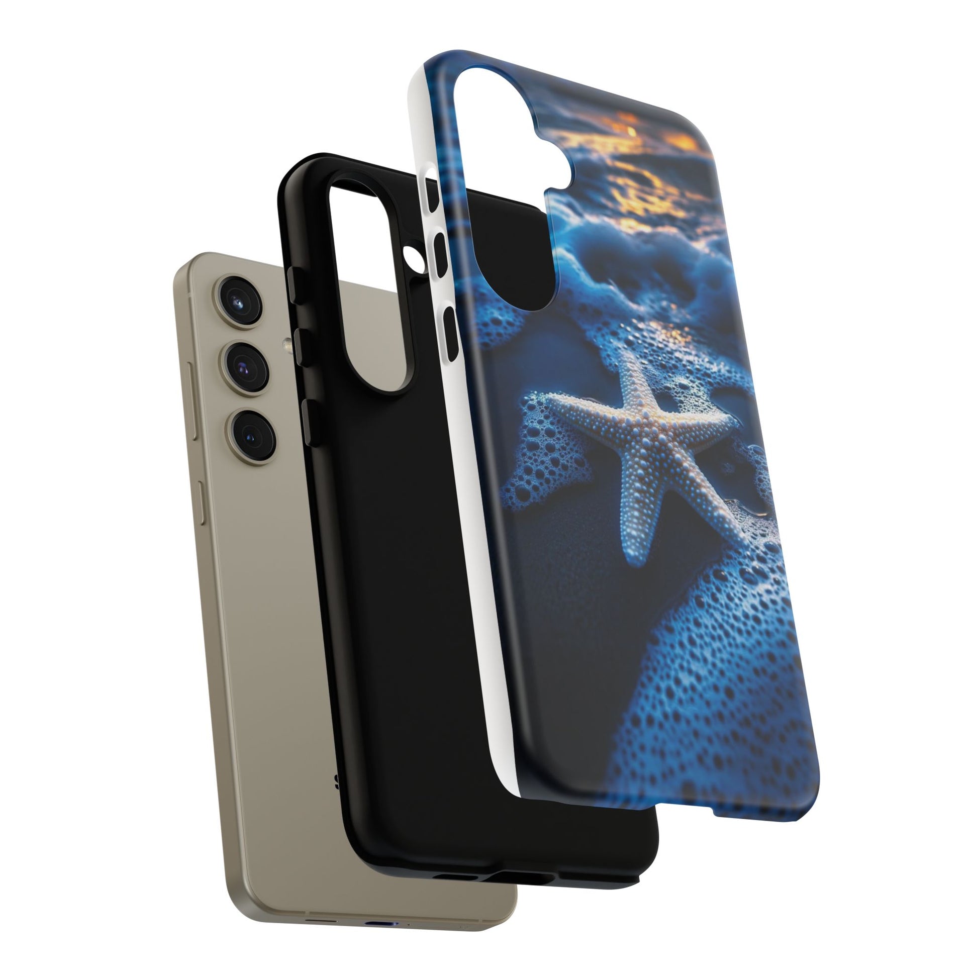 Starfish Beach Tough Cases for iPhones, Samsung, and Pixel