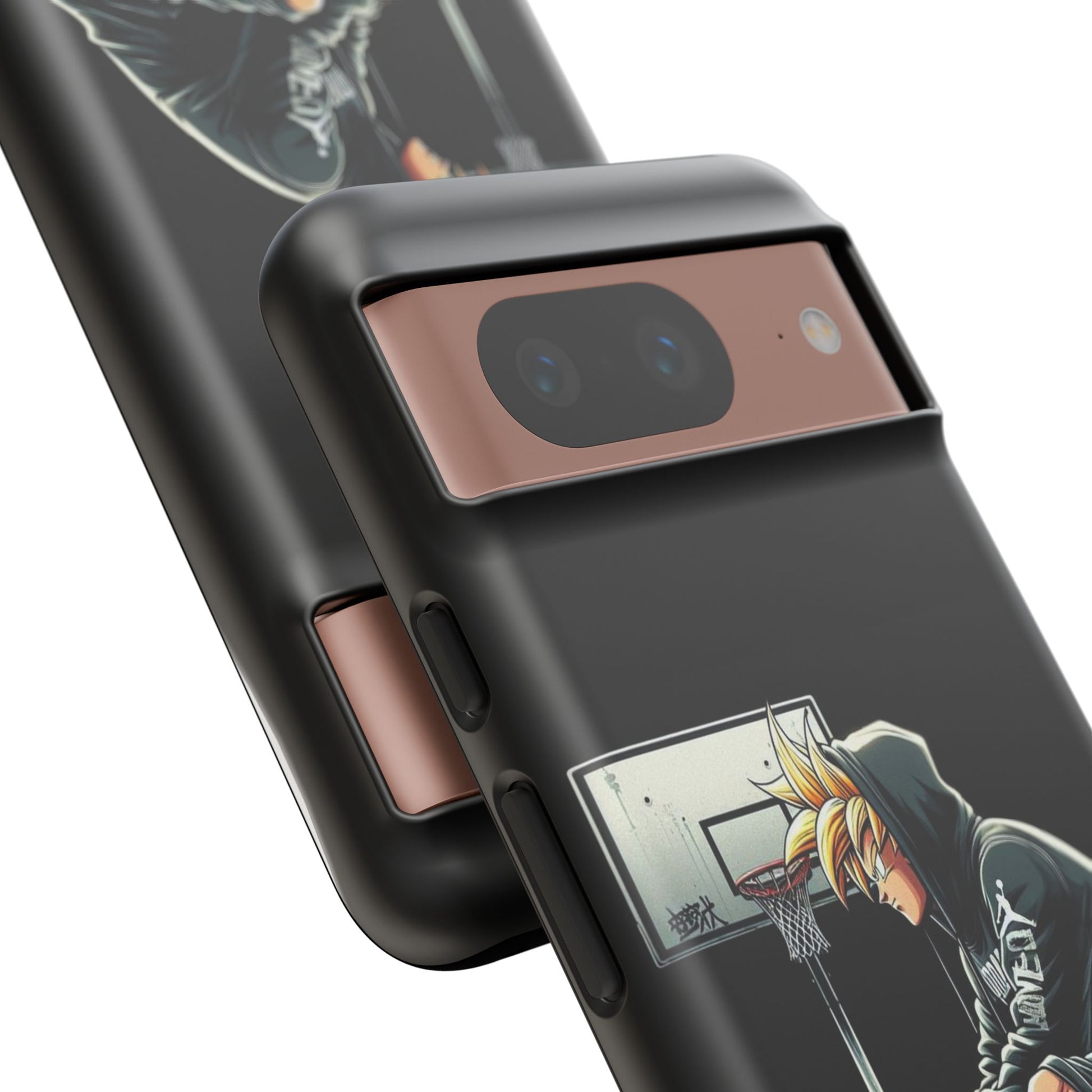 Son Goku Basketball Tough Cases for iPhones, Samsung, and Pixel