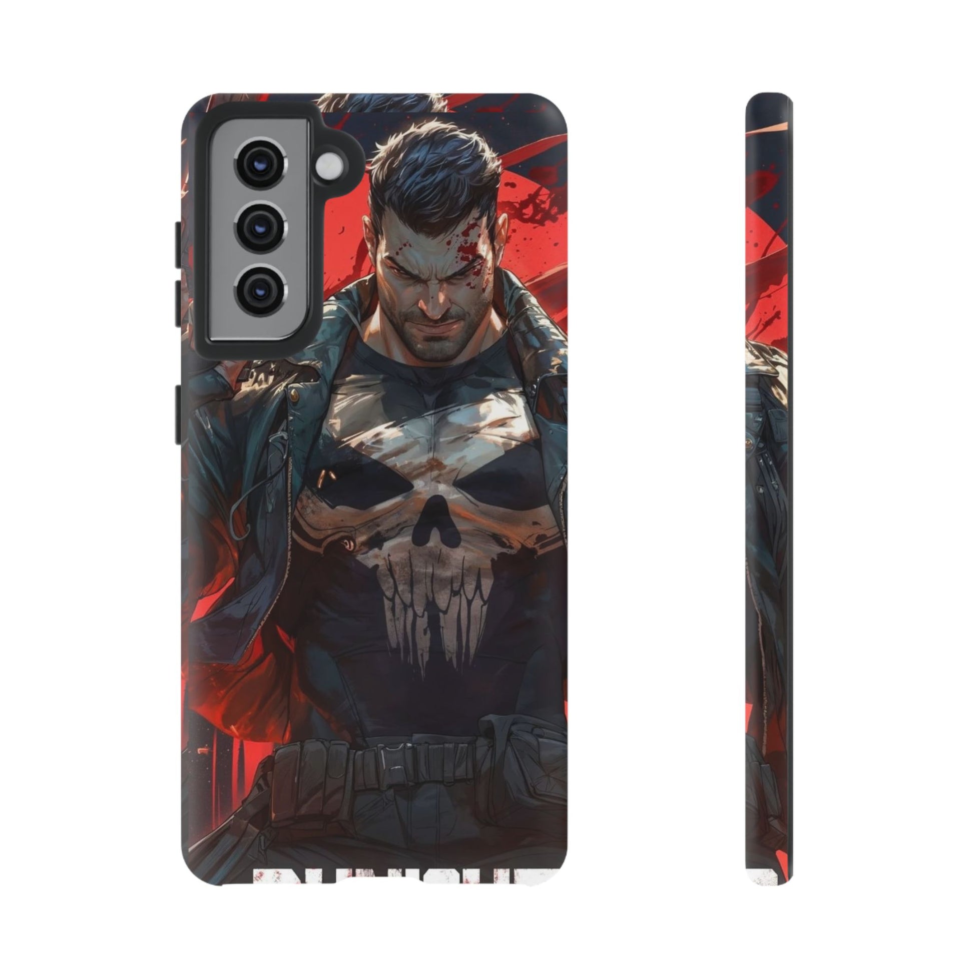 Punisher Tough Cases for iPhones, Samsung, and Pixel