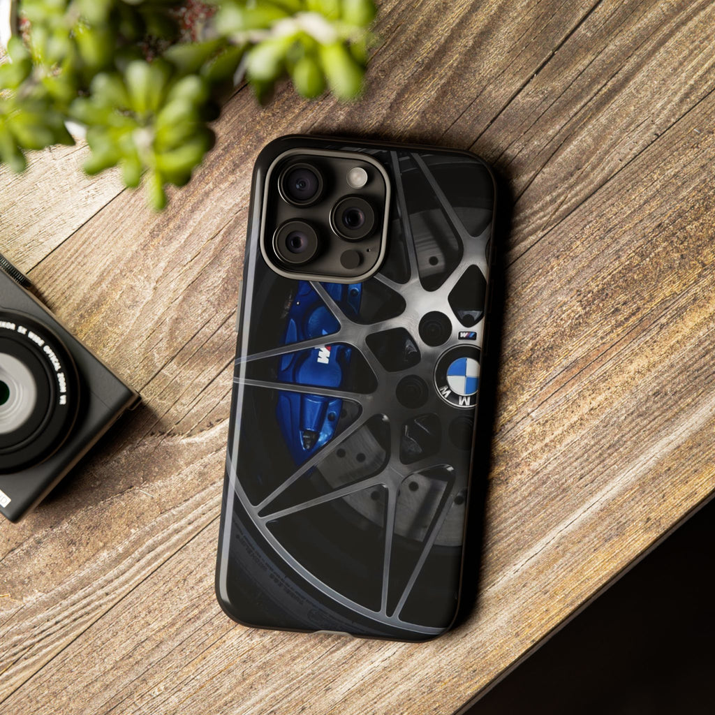 BMW M3 Racing Wheels Tough Cases for iPhones, Samsung, and Pixel