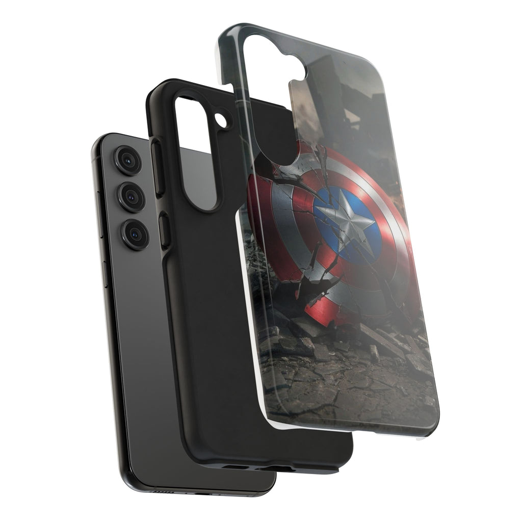 Capt. America Shield Tough Phone Cases for Iphones & Samsung Phones Durable