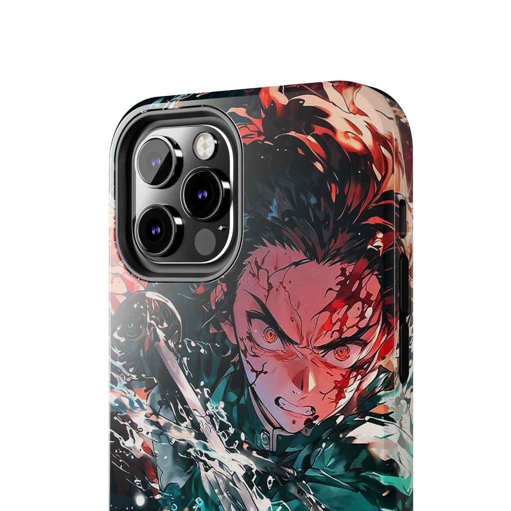 Demon Slayer Tanjiro Art Phone Case for iPhone & Samsung Galaxy Phones