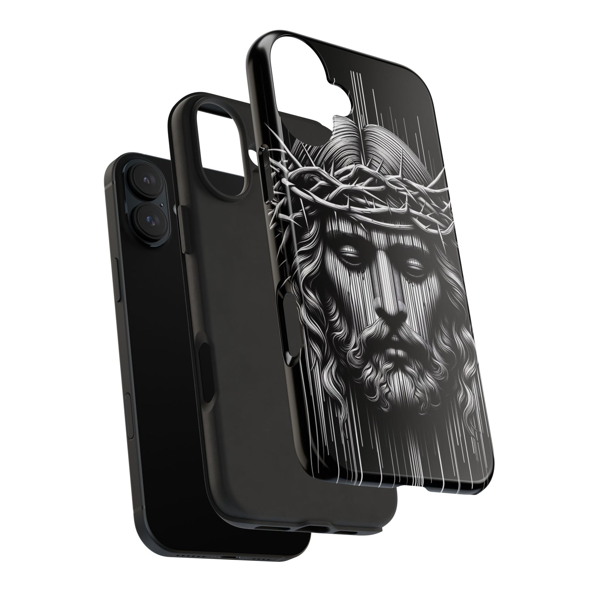 Jesus The King Crown Christian Phone Cases for iPhones & Samsung Phones