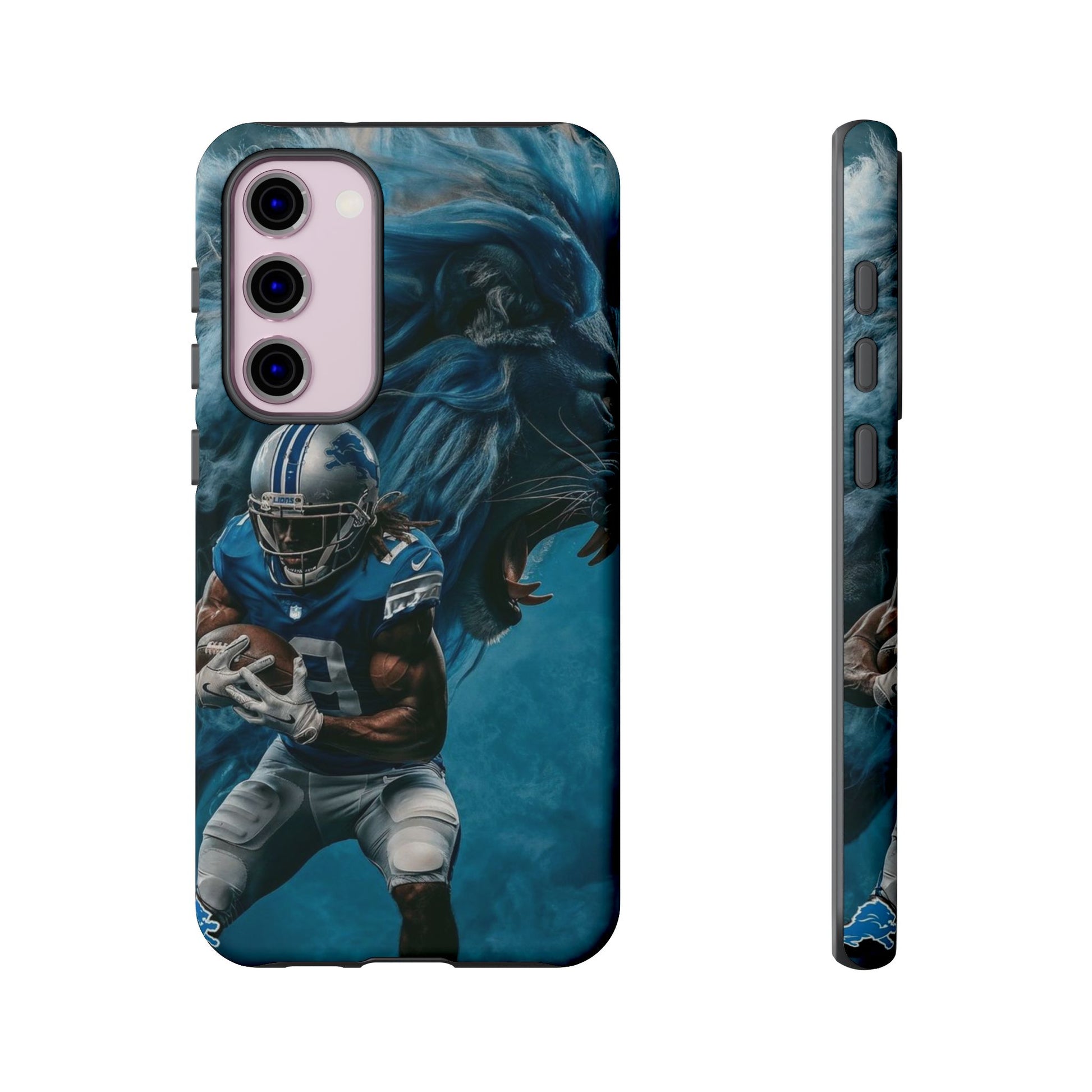Detroit Lions Player Football Phone Case, Tough Cases for iPhones, Samsung, and Pixel