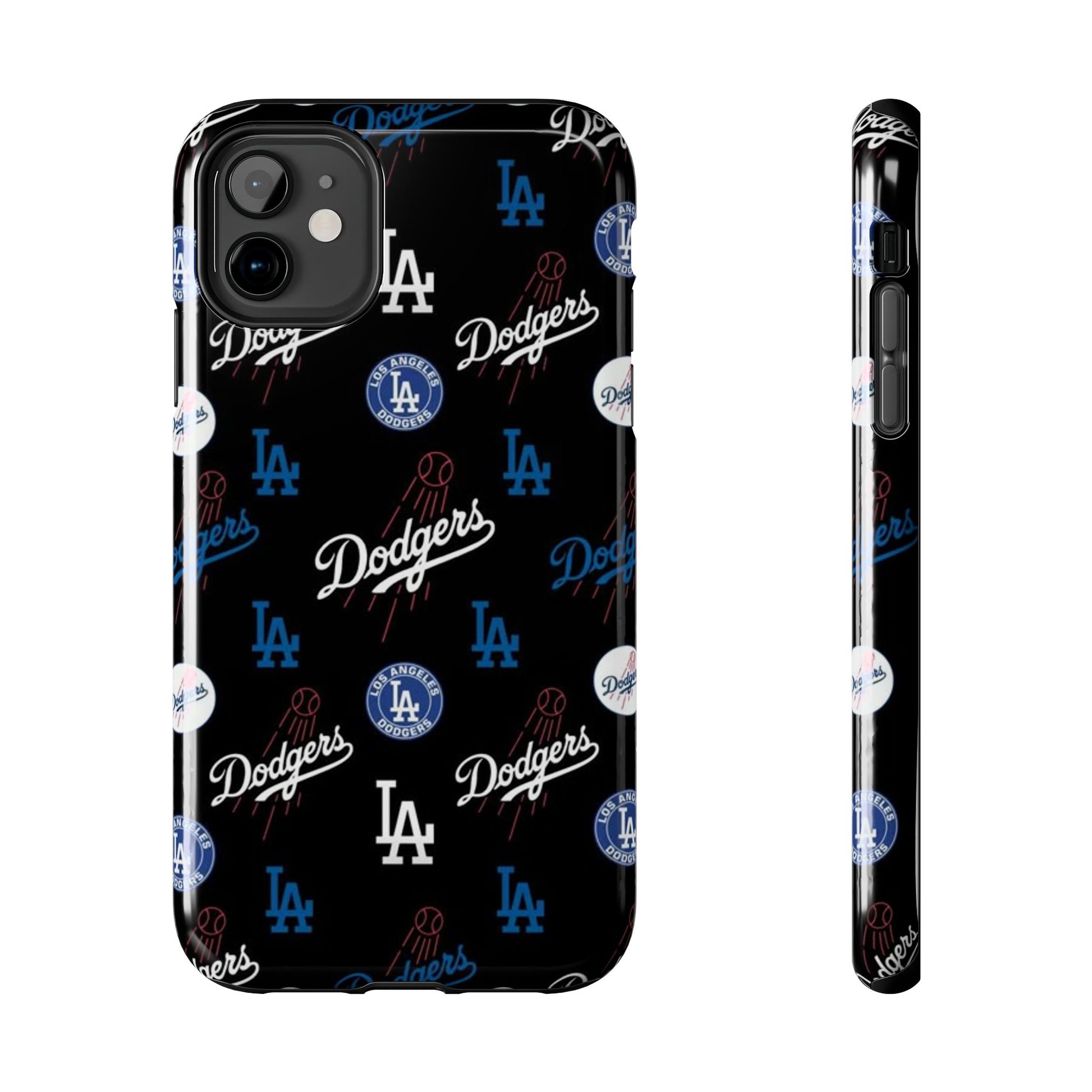 Dodgers Baseball Pattern Phone Cases for Iphones & Samsung Phones Durable