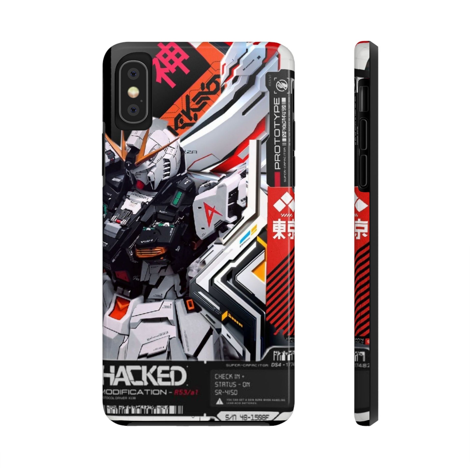 Anime Mecha Warrior Phone Case for iPhone & Samsung Galaxy Phones