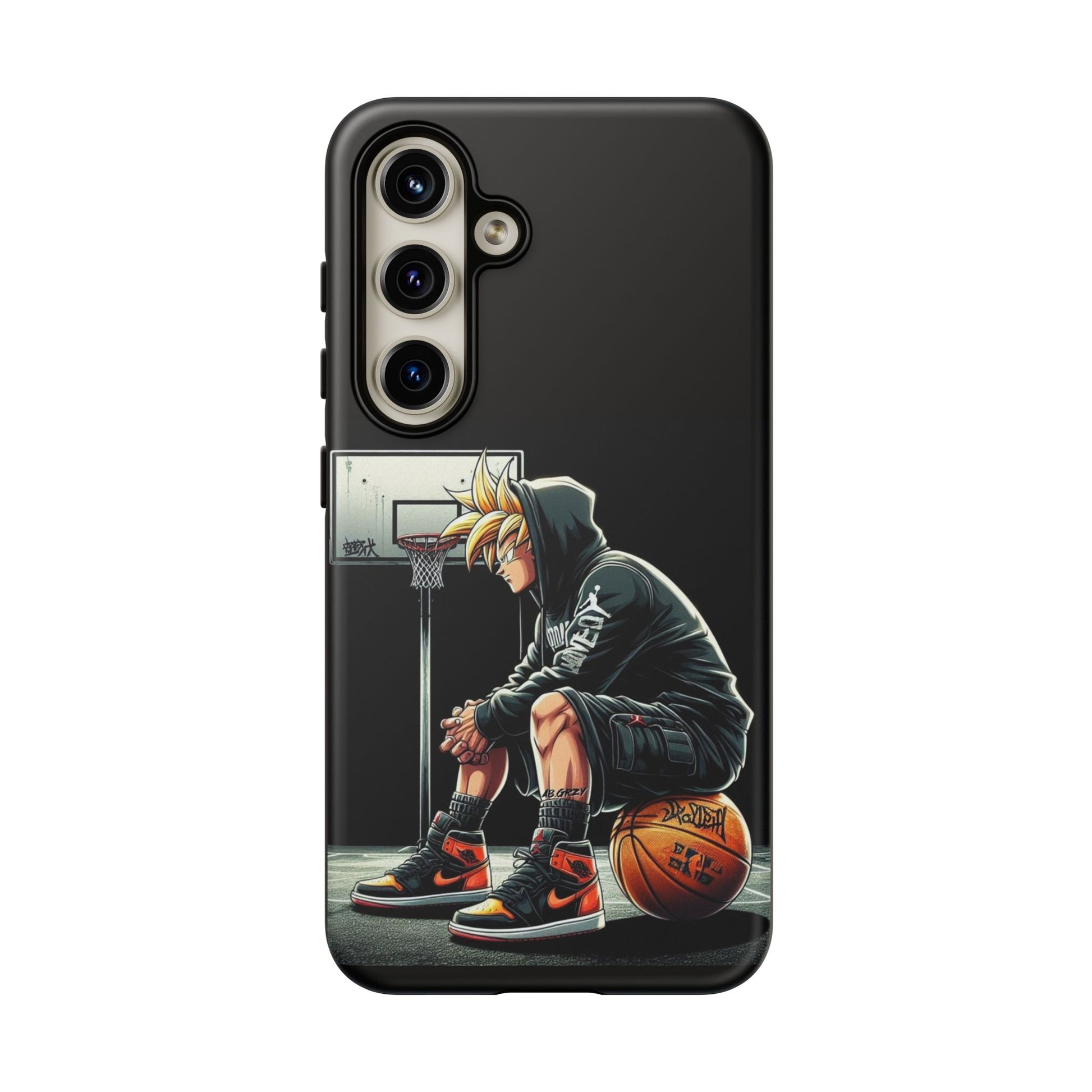 Son Goku Basketball Tough Cases for iPhones, Samsung, and Pixel