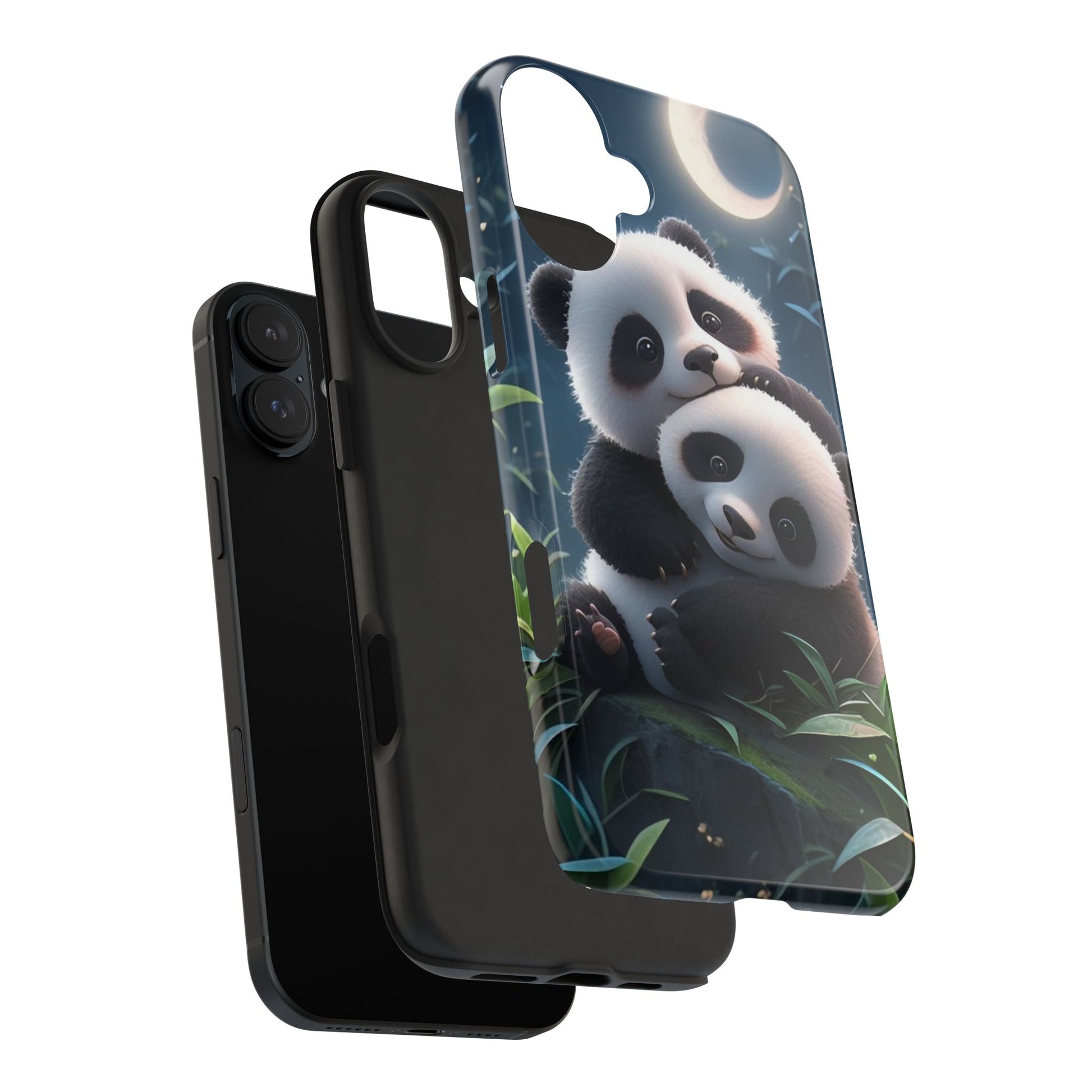 Hugging Pandas Theme Phone Cases for iPhones & Samsung Phones