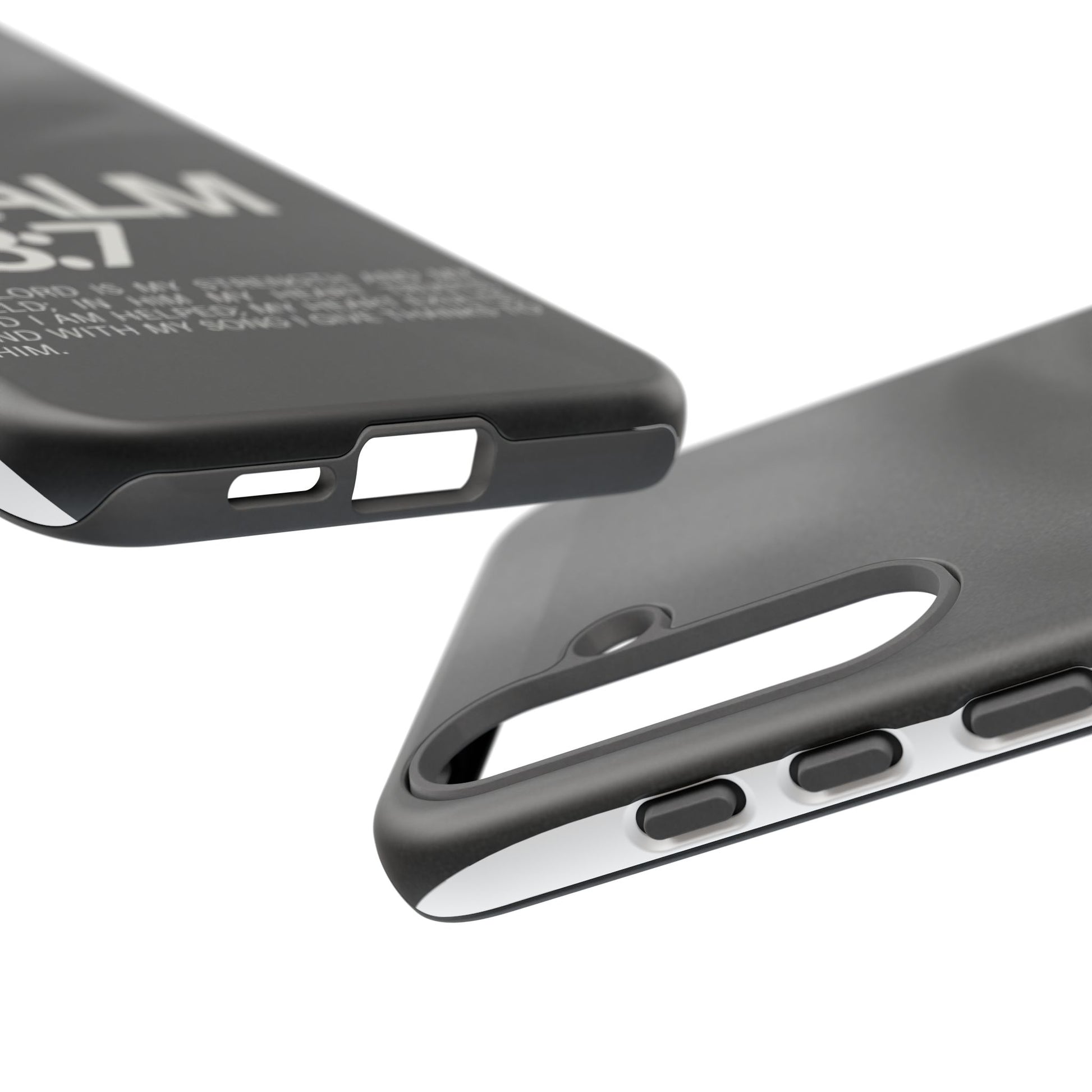 Christian Themed Psalms 28:7 Phone Case, Tough Cases for iPhones, Samsung, and Pixel