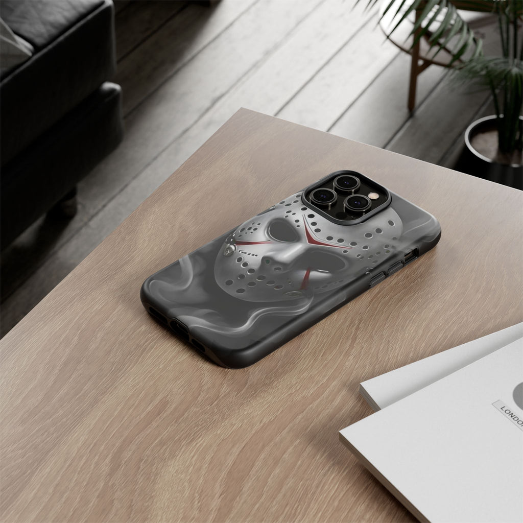 Friday the 13th Jason's Mask Tough Cases for iPhones, Samsung, and Pixel