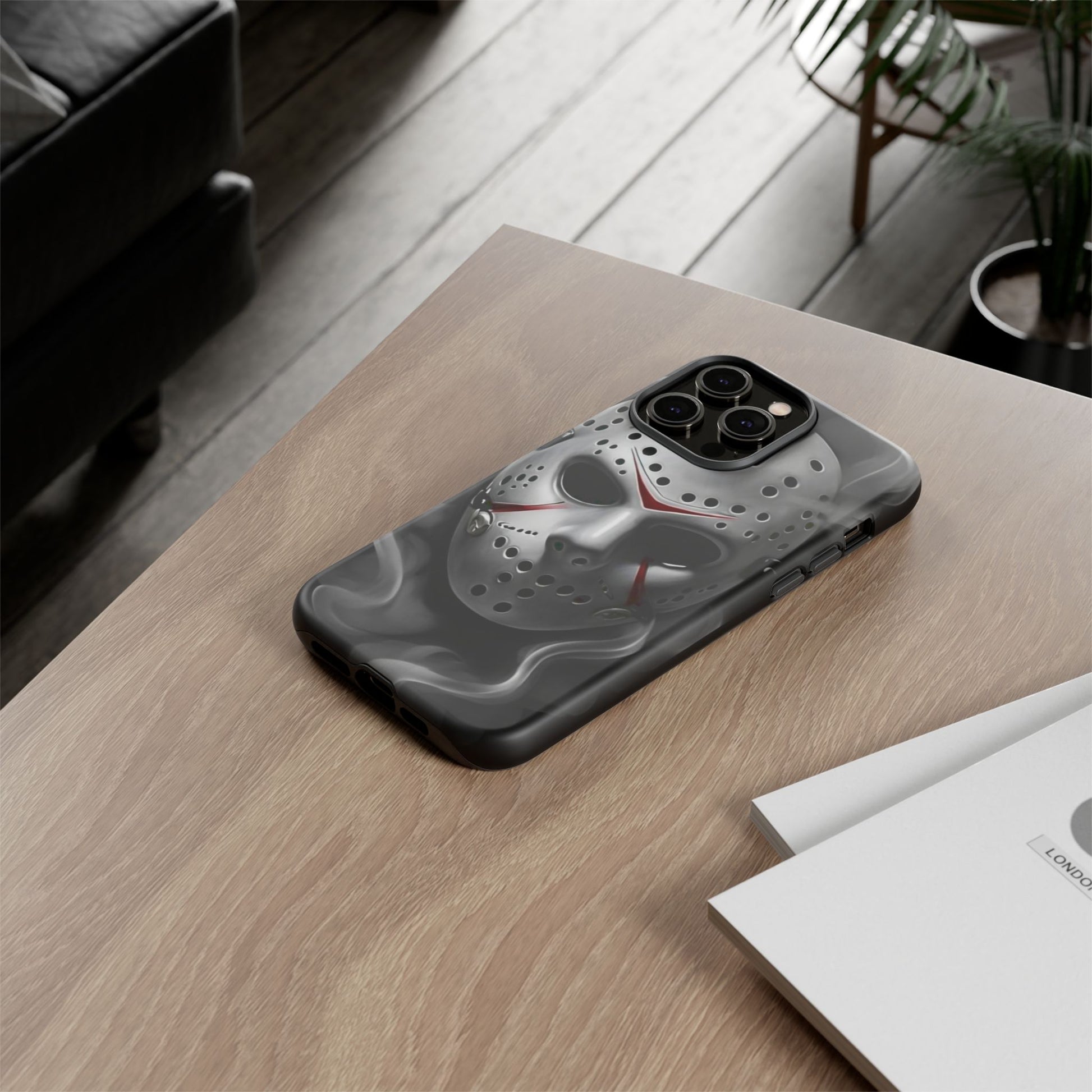 Friday the 13th Jason's Mask Tough Cases for iPhones, Samsung, and Pixel