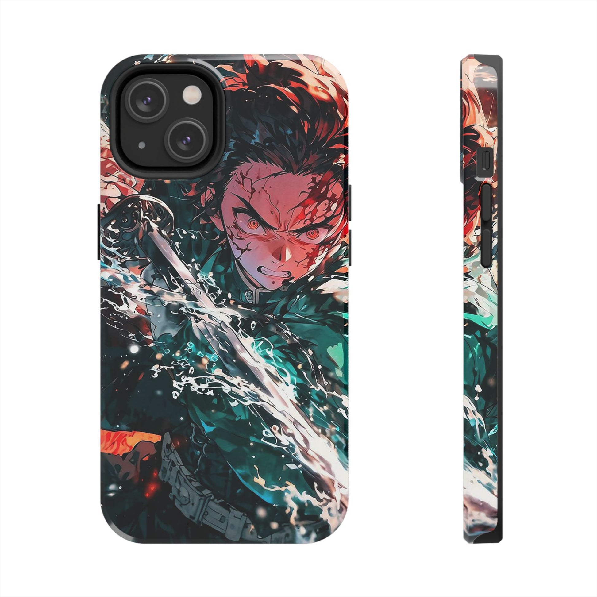 Demon Slayer Tanjiro Art Phone Case for iPhone & Samsung Galaxy Phones
