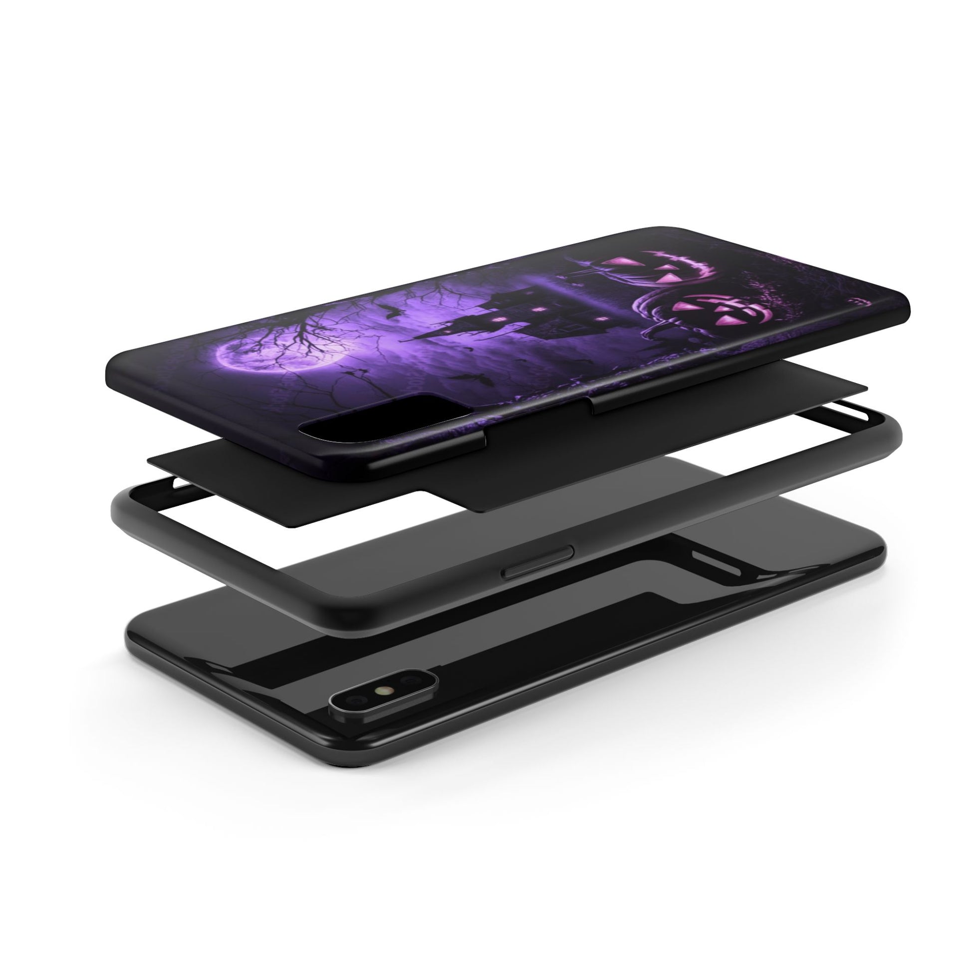 Haunted House Halloween Theme Phone Cases for iPhones & Samsung Phones