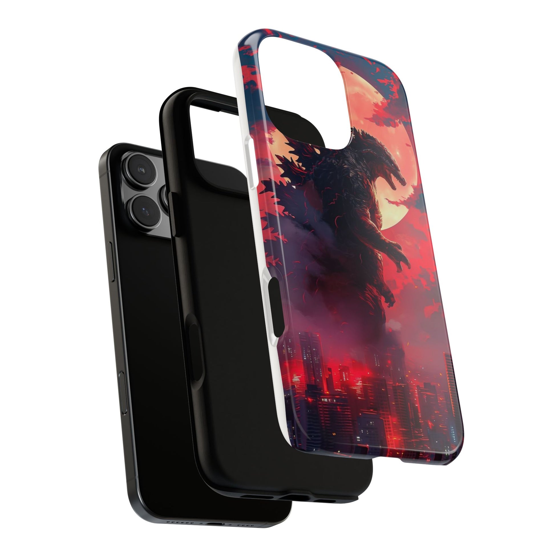 King of Monsters Godzilla Tough Phone Cases for iPhones, Samsung, and Pixel