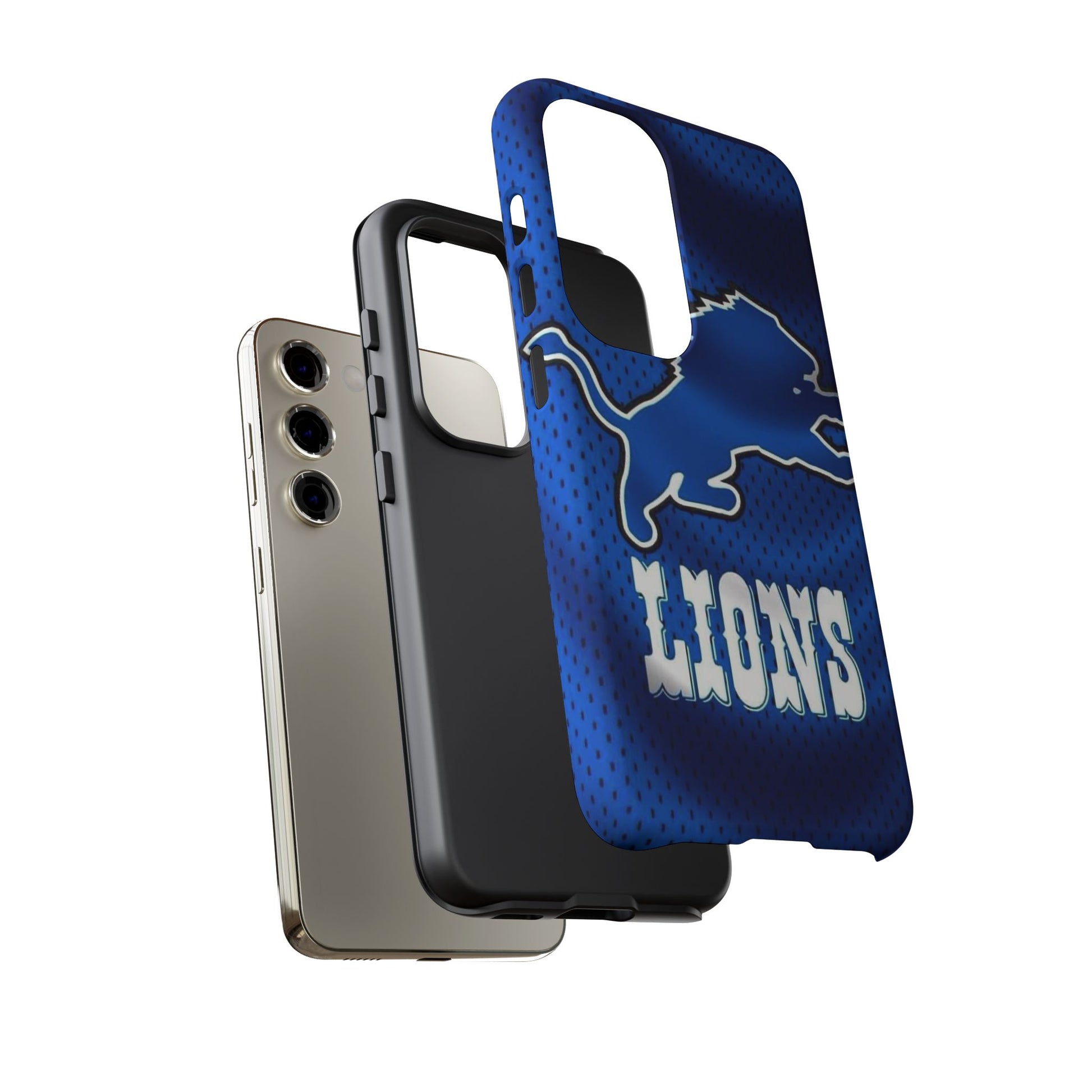 Detroit Lions Football Jersey Phone Case, Tough Cases for iPhones, Samsung, and Pixel