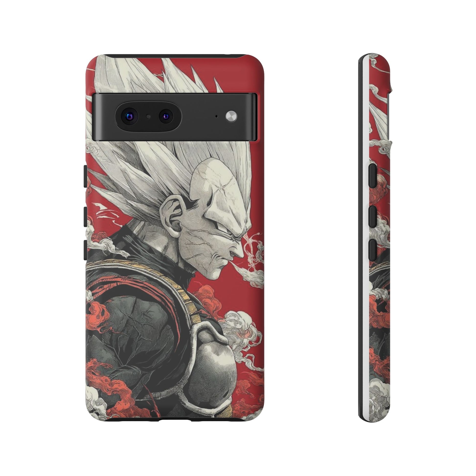 Dragon Ball Z Vegeta Anime Tough Cases for iPhones, Samsung, and Pixel