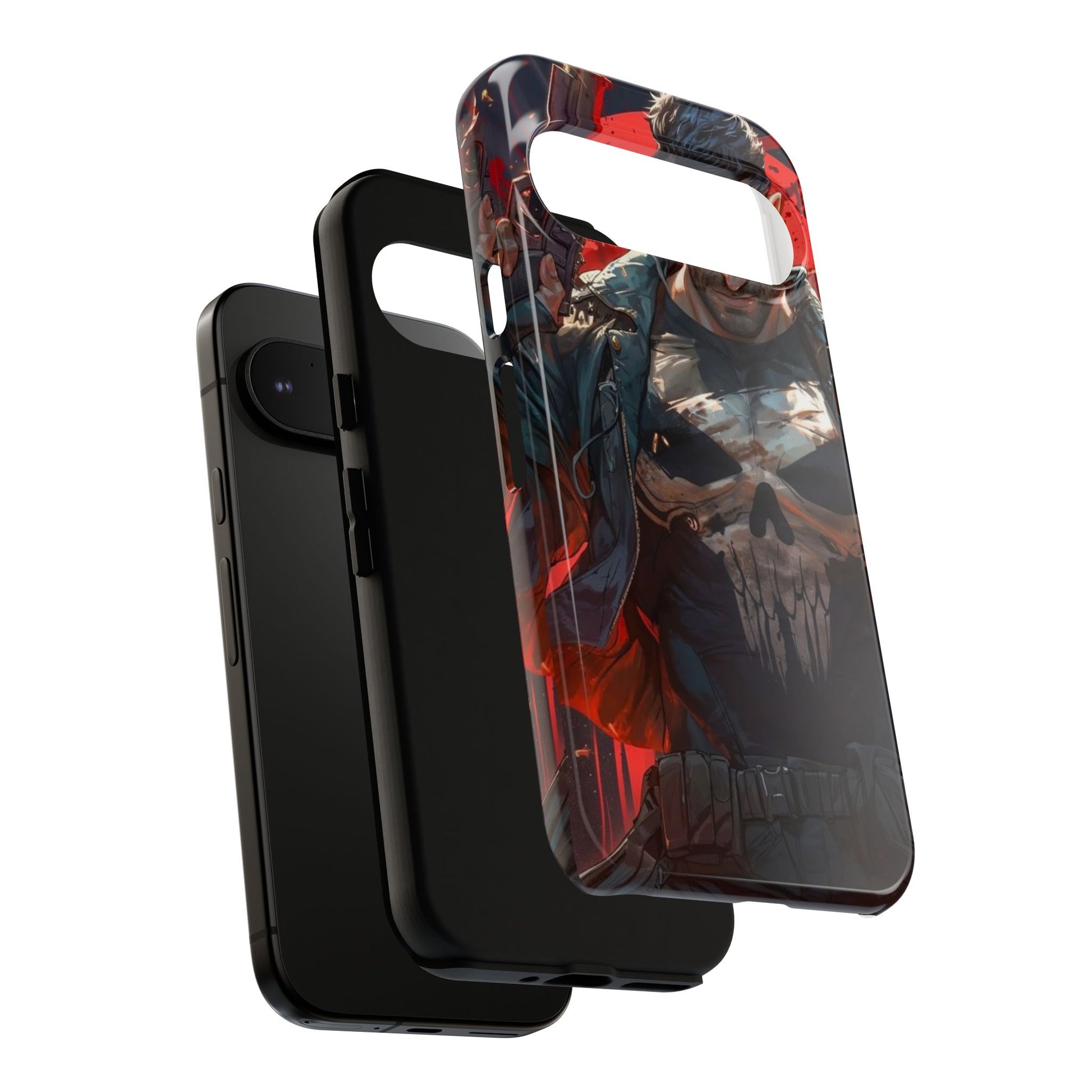 Punisher Tough Cases for iPhones, Samsung, and Pixel