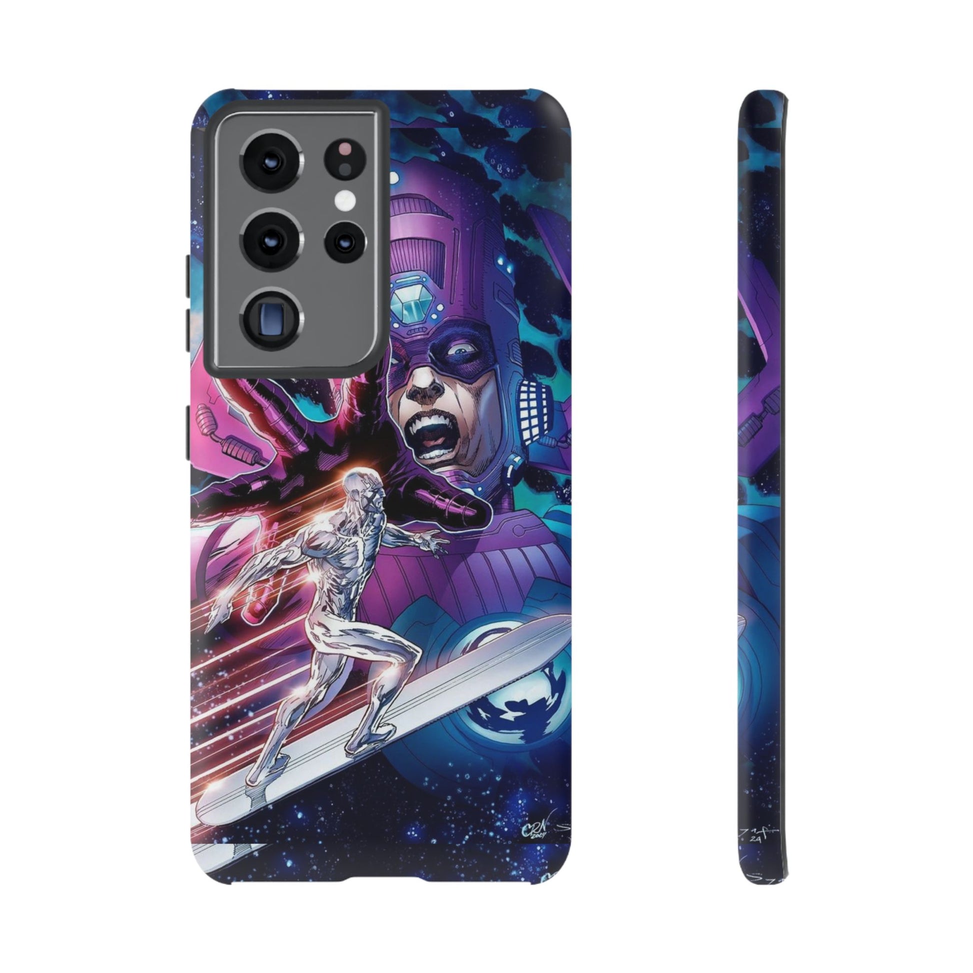 Galactus x Silver Surfer Marvel Phone Case, Tough Cases for iPhones, Samsung, and Pixel