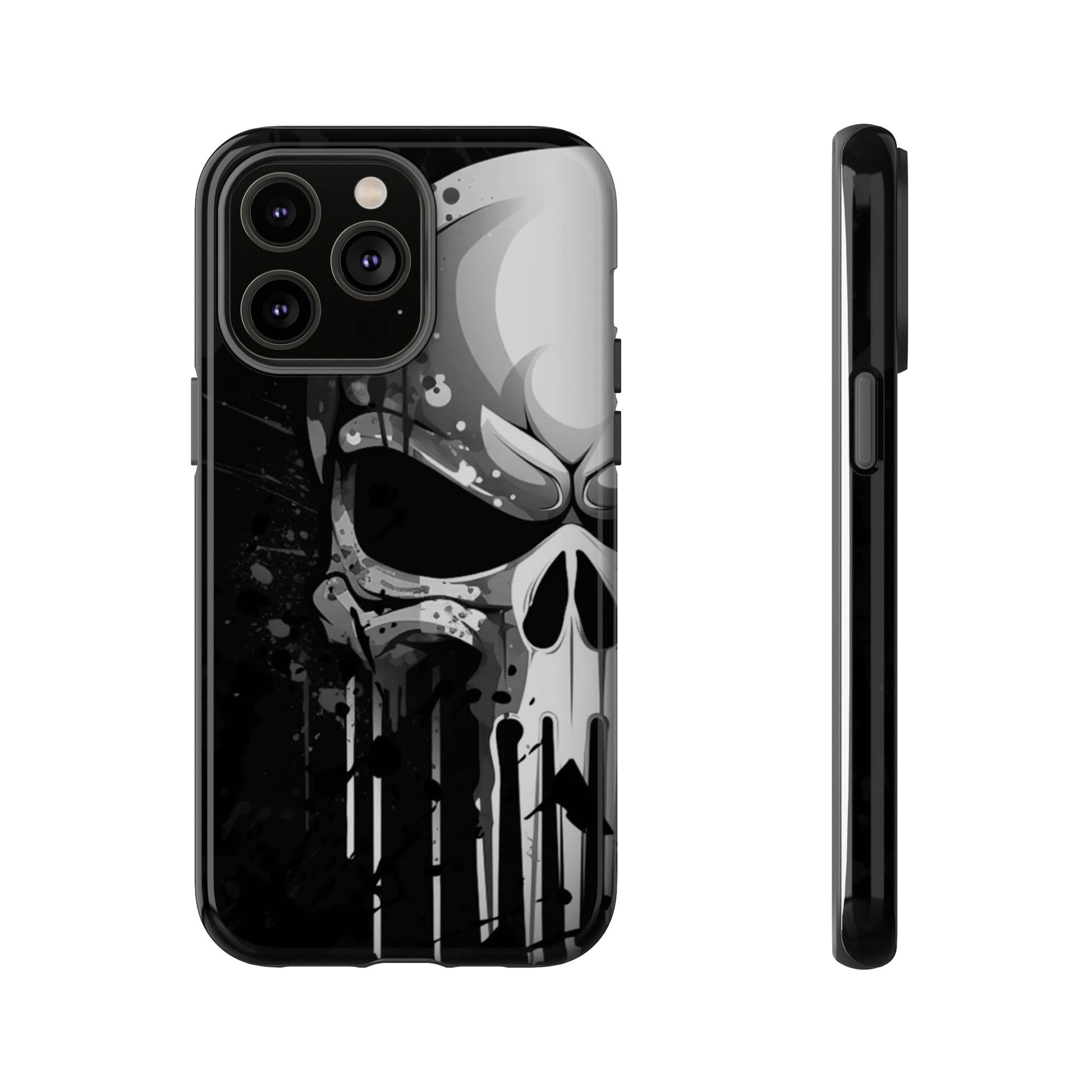 Punisher Skull Tough Cases for iPhones, Samsung, and Pixel