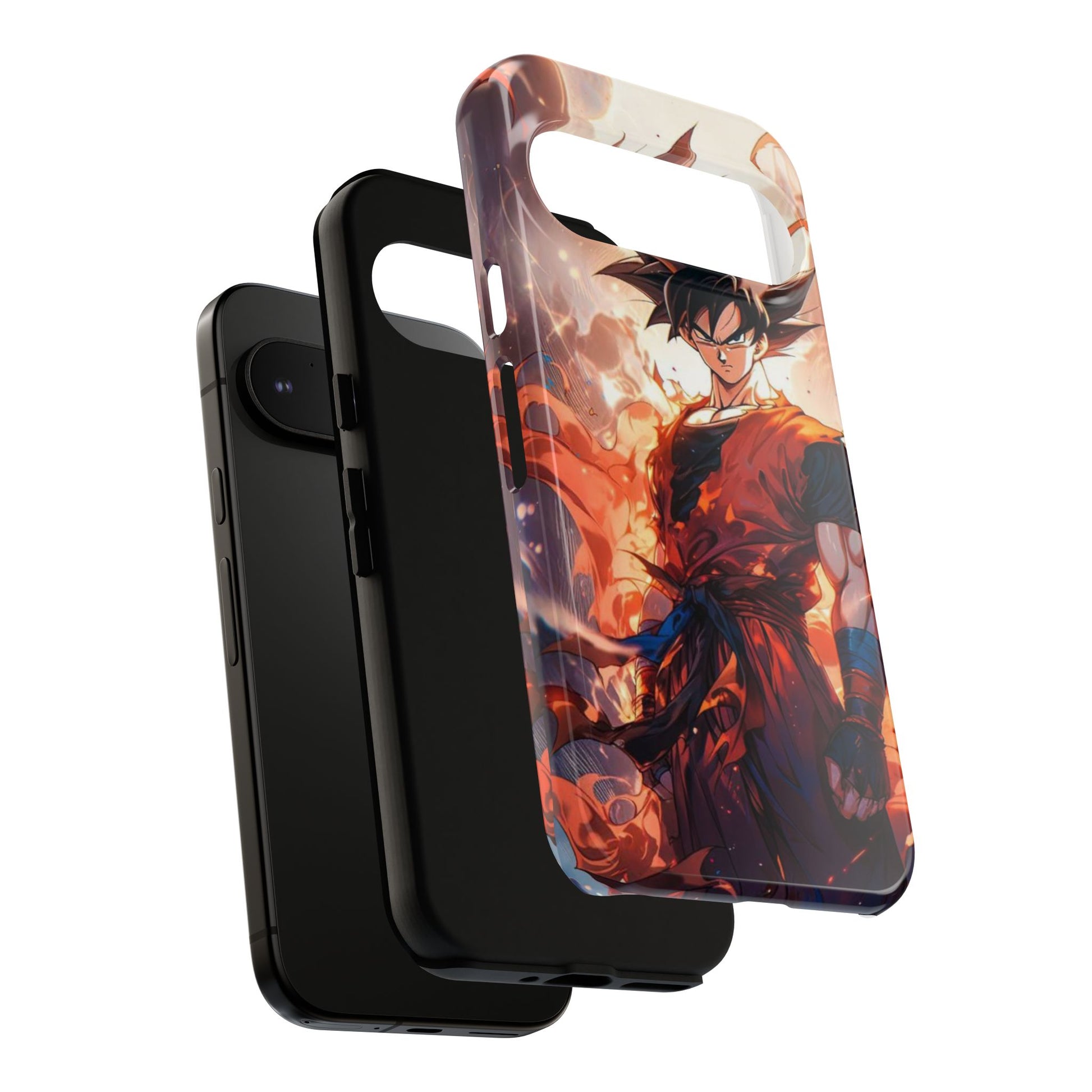 Anime Manga Dragon Ball Z Goku Tough Cases for iPhones, Samsung, and Pixel