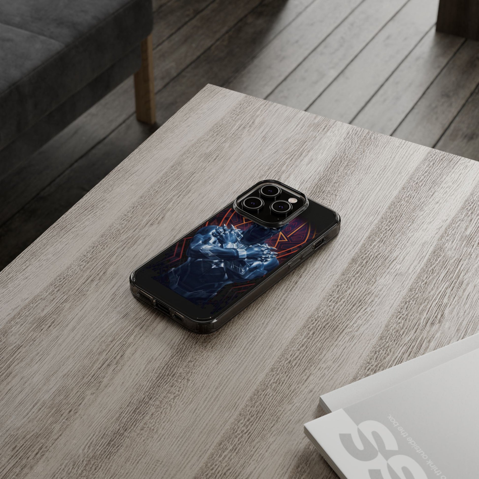 Black Panther Super Hero iPhone & Samsung Case, Wireless Charging compatible