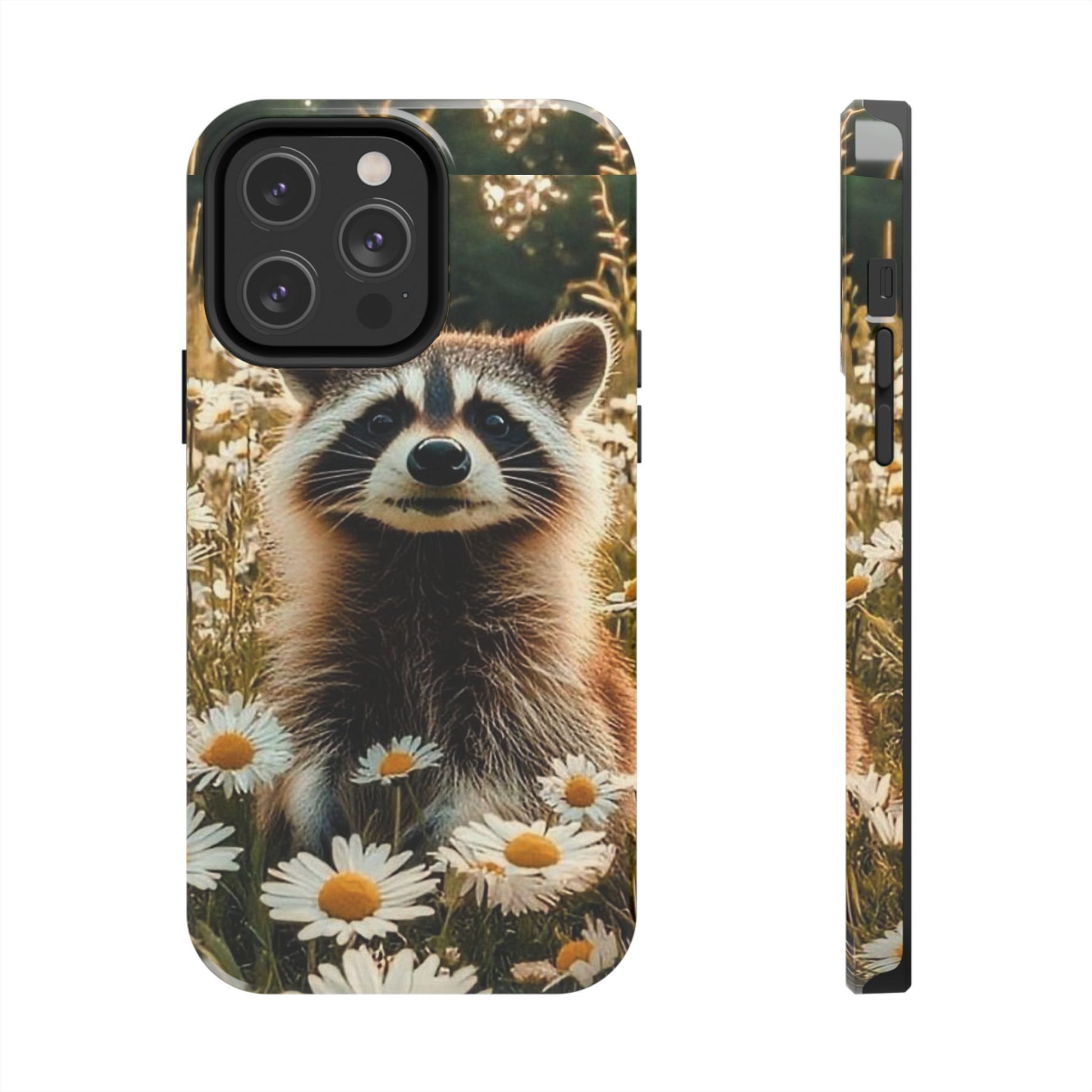 Cute Raccoon Theme Phone Cases for iPhones & Samsung Phones