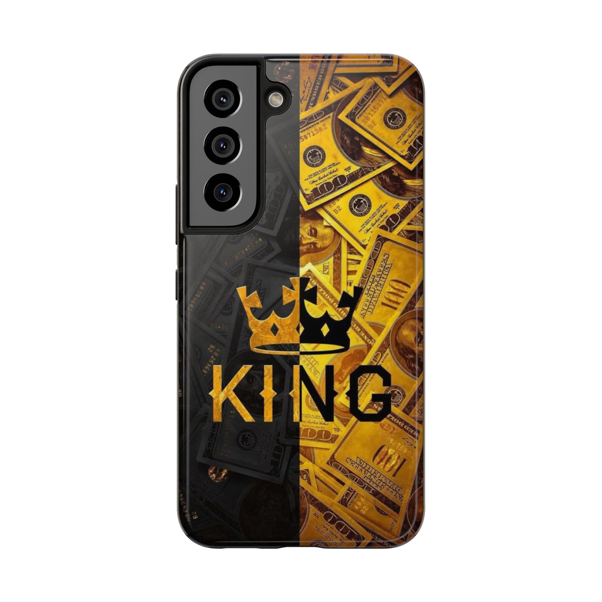King of Money Urban Design Tough Phone Cases for Select iPhones & Samsung Phones