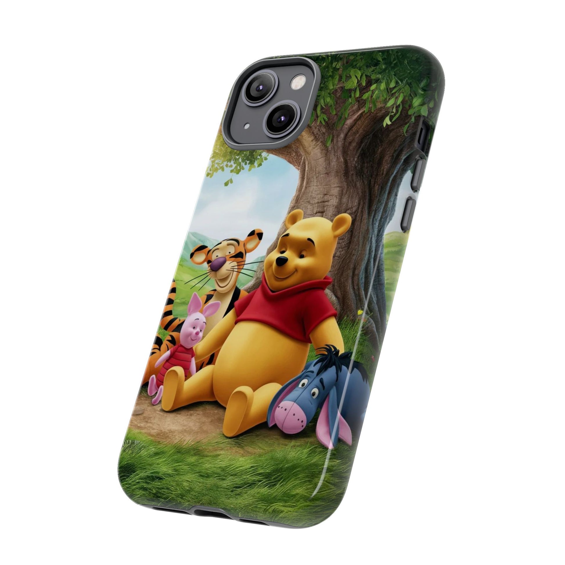 Cute Pooh Bear Phone Case, Tough Cases, Disney Phone for iPhones, Samsung, and Pixel