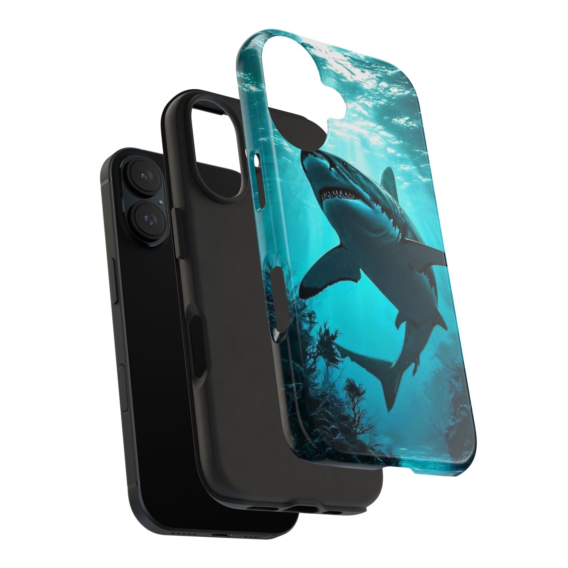 Killer Shark Theme Phone Cases for iPhones & Samsung Phones