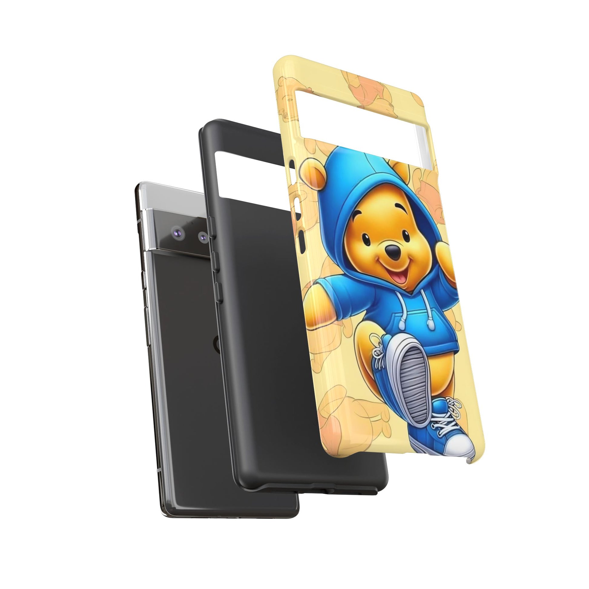 Cute Pooh Bear Phone Case, Tough Case