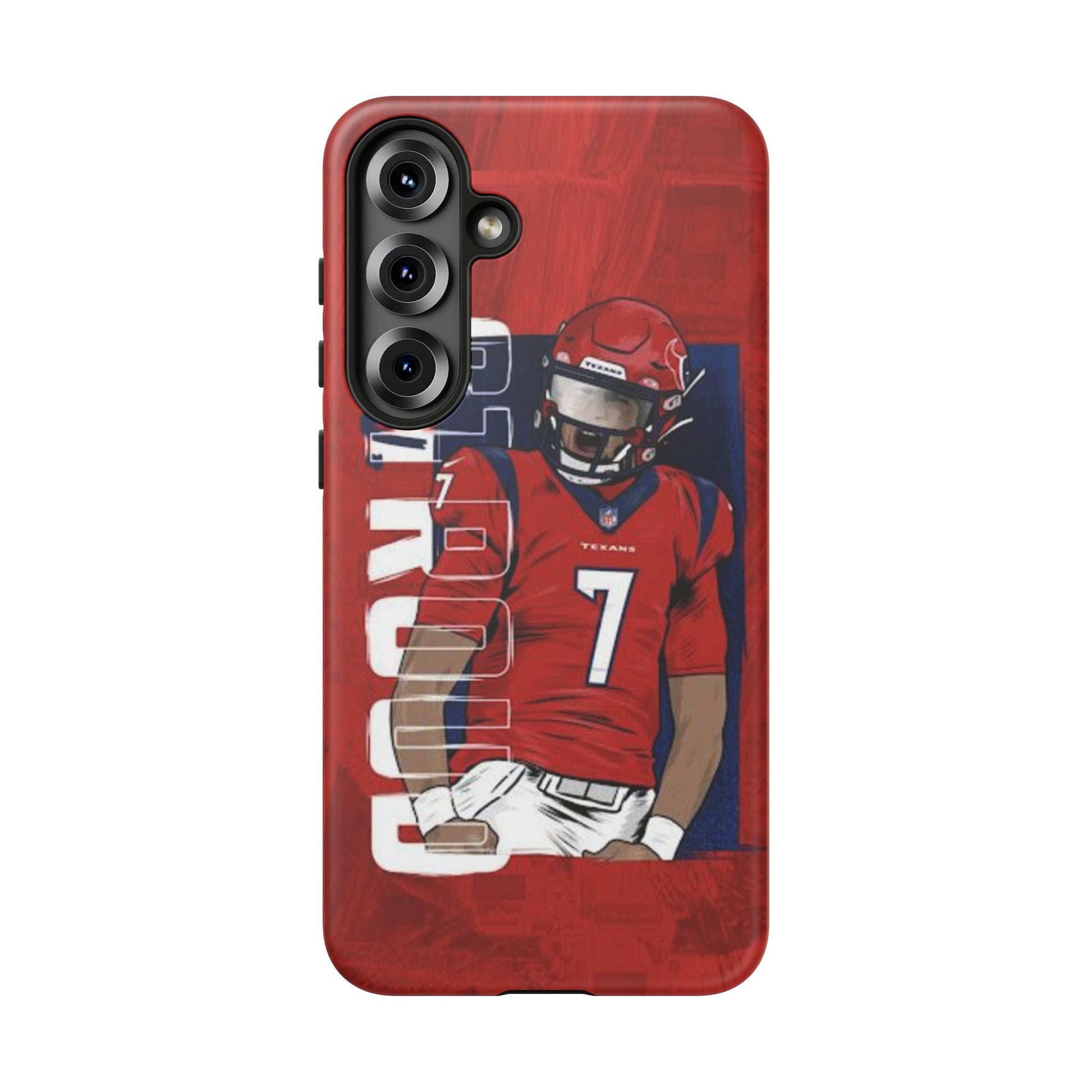 Houston Texans Football CJ Stroud Tough Cases for iPhones, Samsung, and Pixel