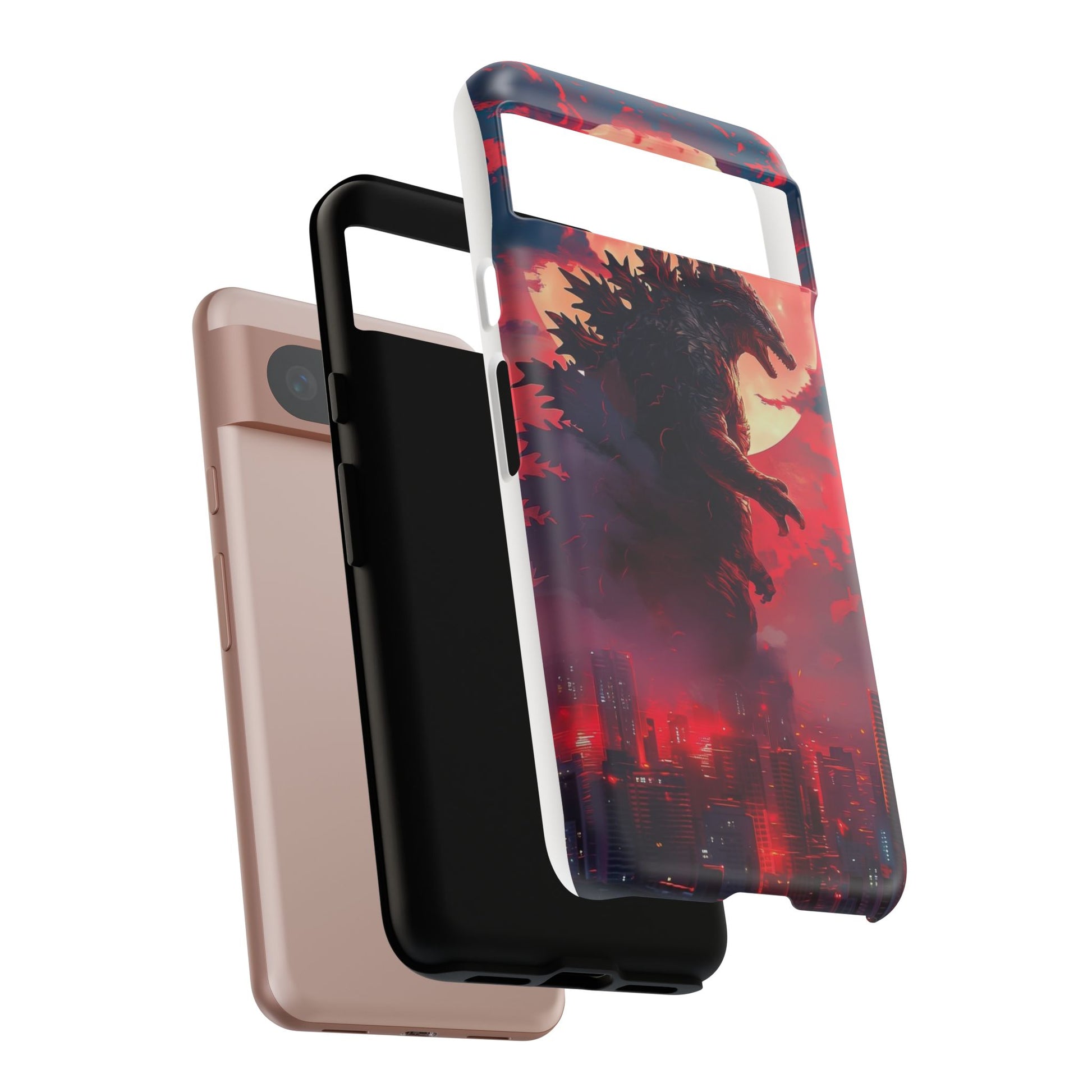 King of Monsters Godzilla Tough Phone Cases for iPhones, Samsung, and Pixel
