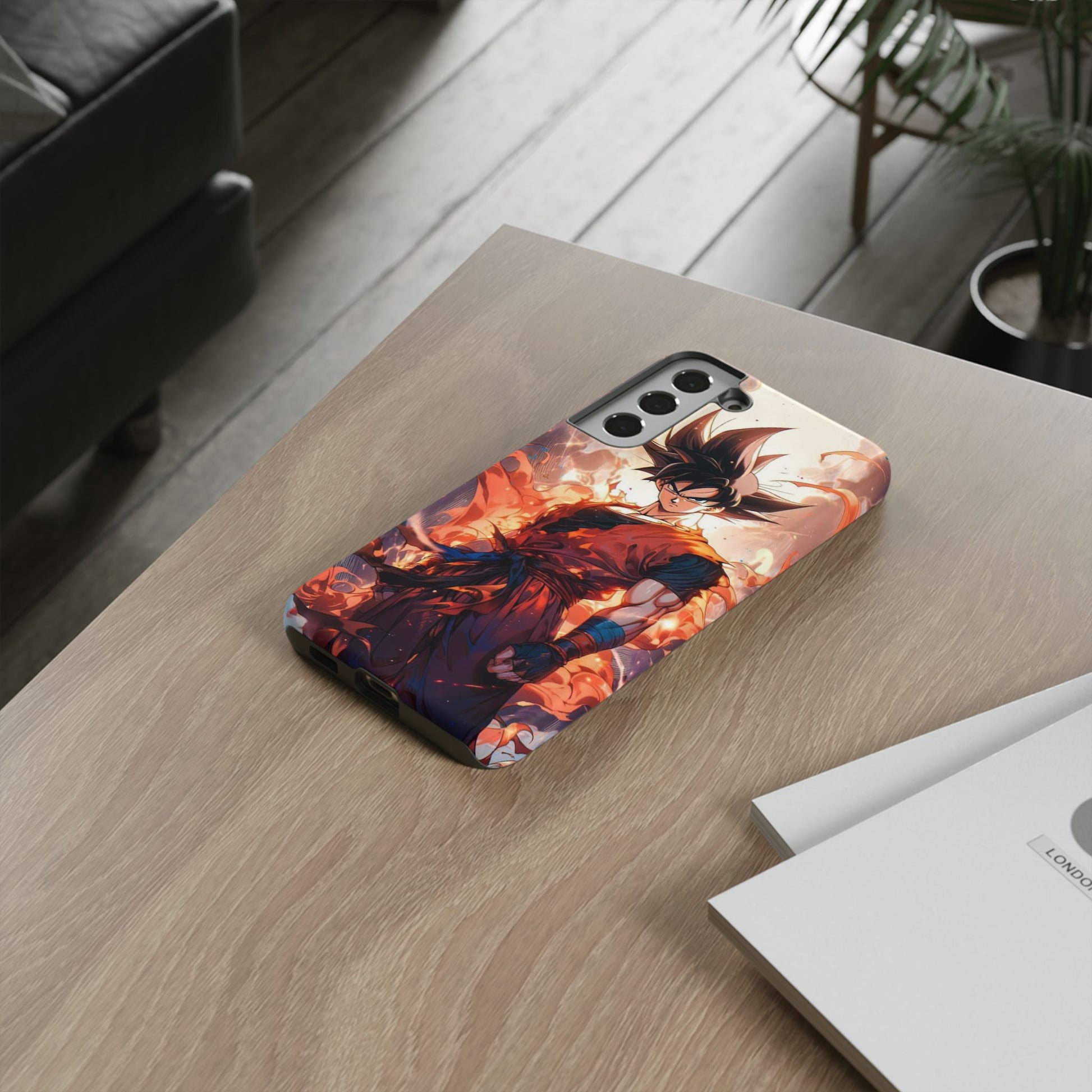 Anime Manga Dragon Ball Z Goku Tough Cases for iPhones, Samsung, and Pixel
