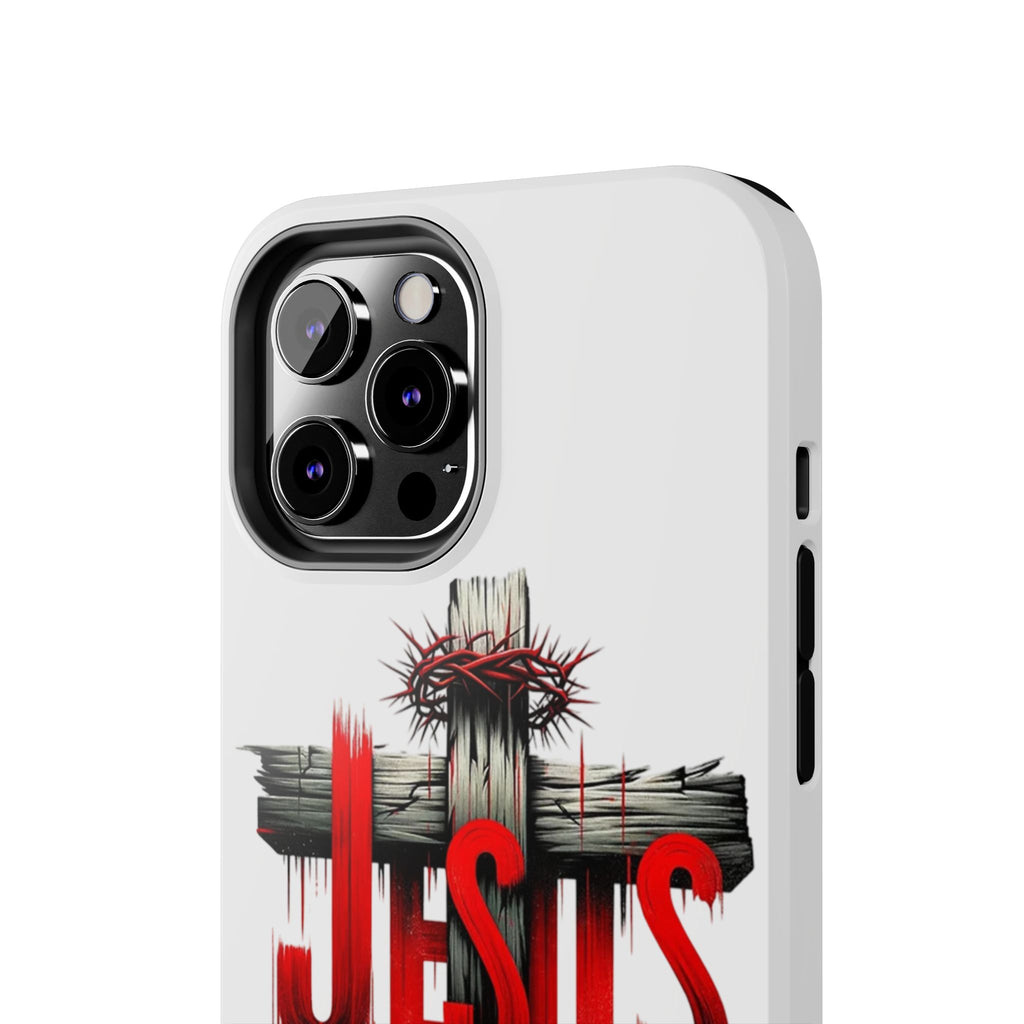 Jesus Cross and Crown Christian Theme Phone Cases for iPhones & Samsung Phones