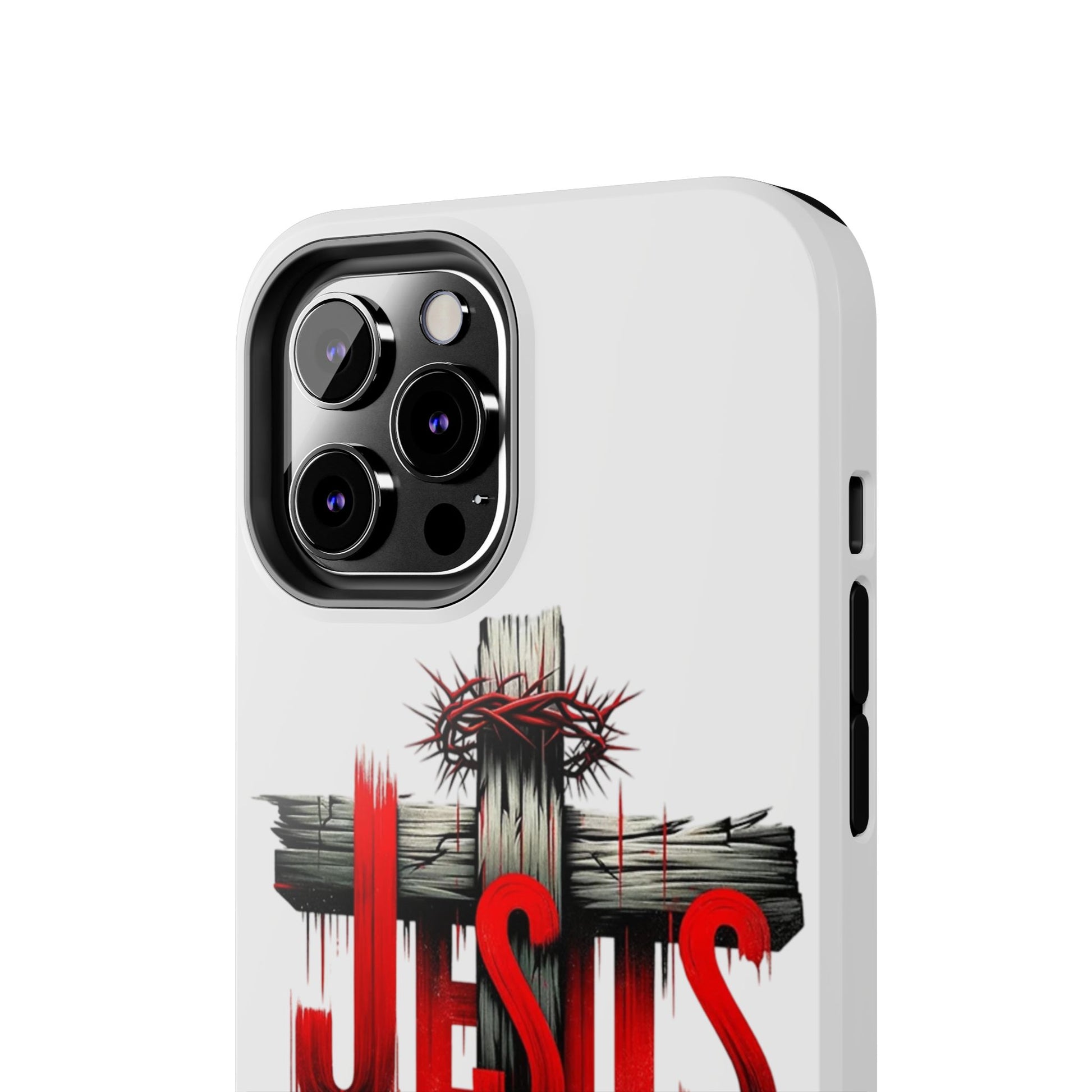 Jesus Cross and Crown Christian Theme Phone Cases for iPhones & Samsung Phones