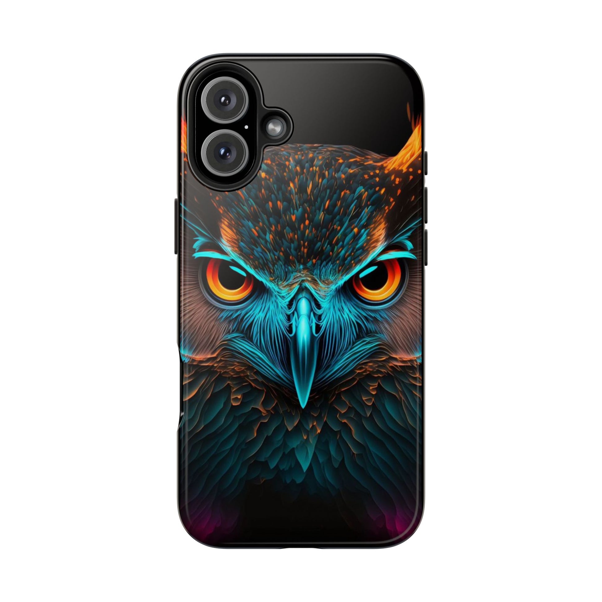 Neon Owl Theme Phone Cases for iPhones & Samsung Phones