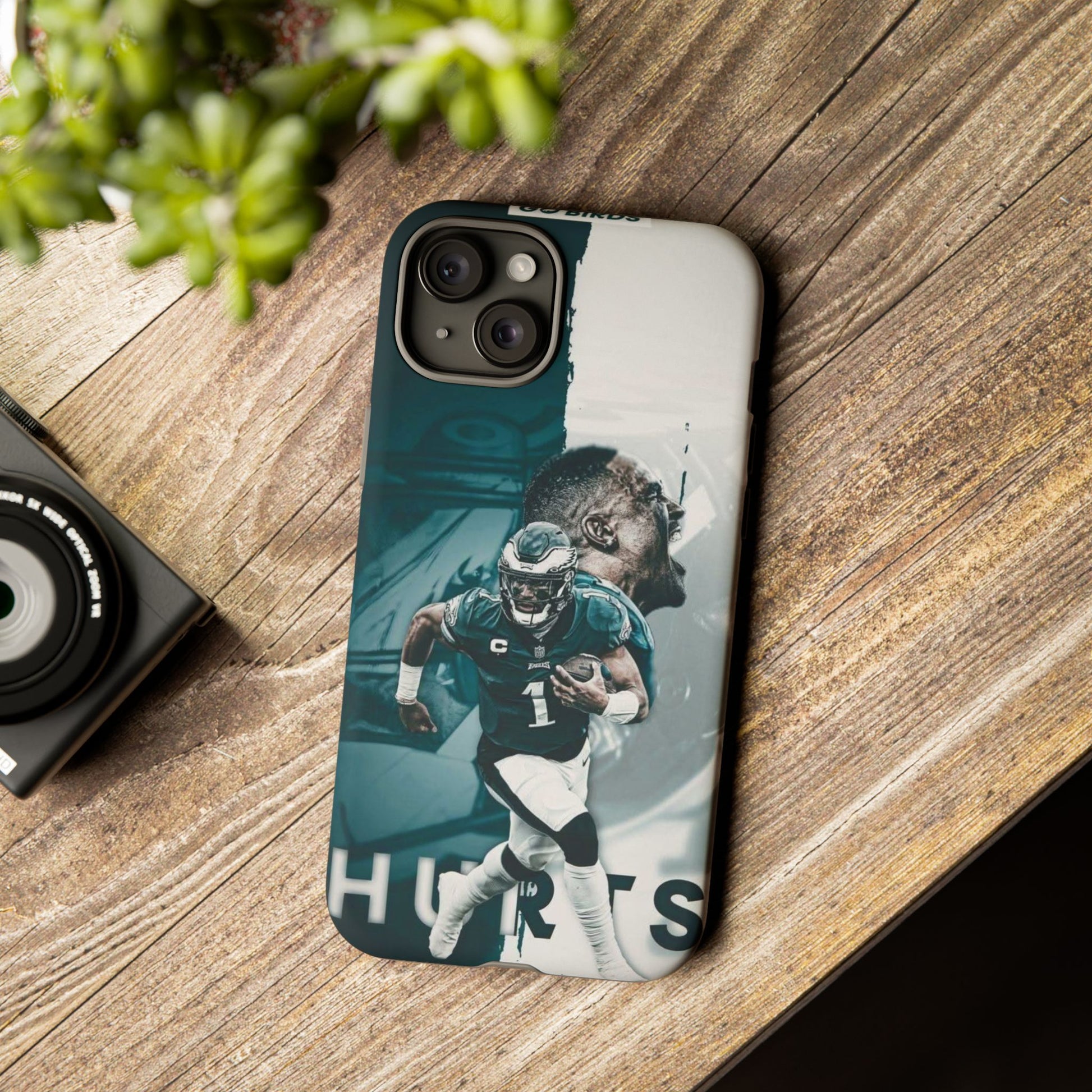 Jalen Hurts Eagles Football Tough Cases for iPhones, Samsung, and Pixel
