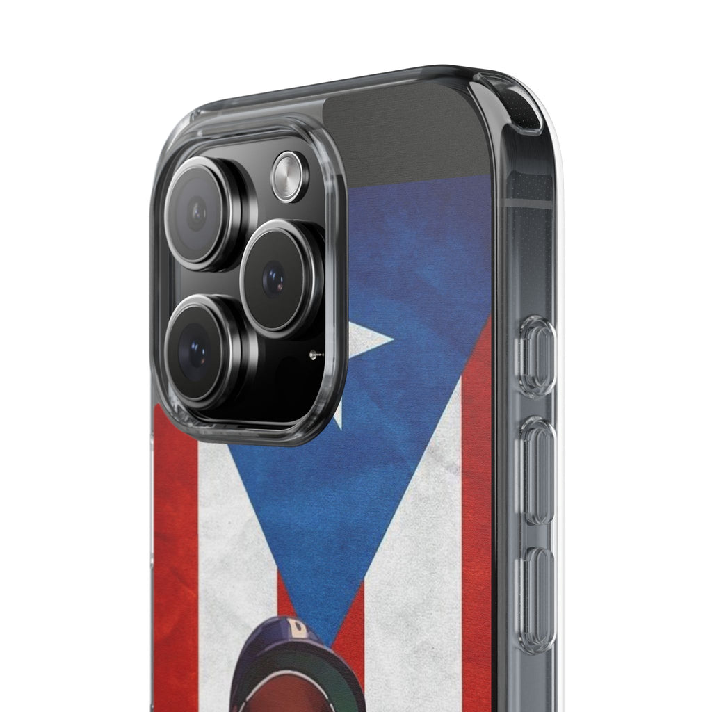 Puerto Rican Baseball Legend Clemente inspired Protective Iphone, Samsung case