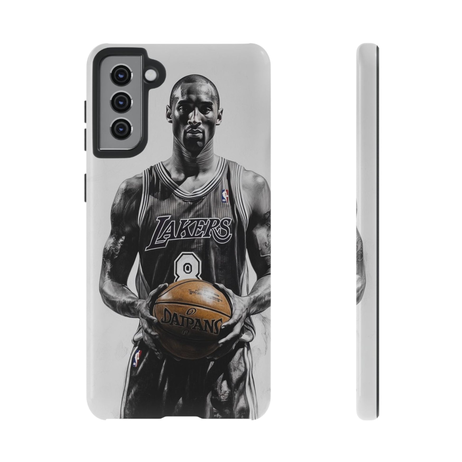 Kobe Basketball Art Tough Cases for iPhones, Samsung, and Pixel