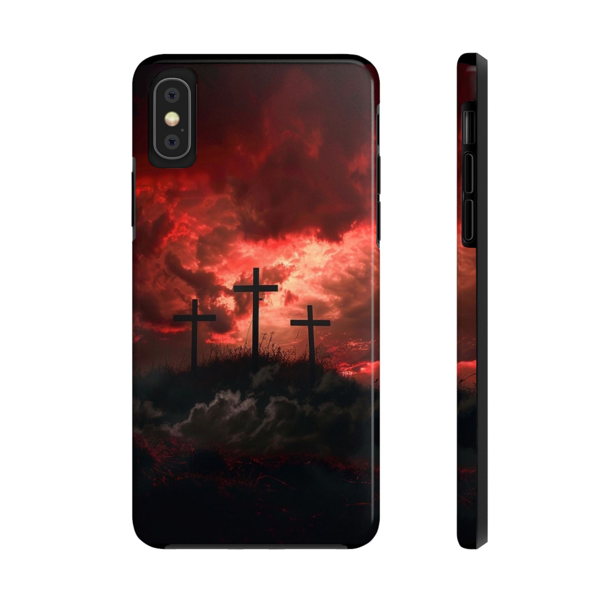 Crosses at Golgotha Christian Cases for iPhones & Samsung Phones