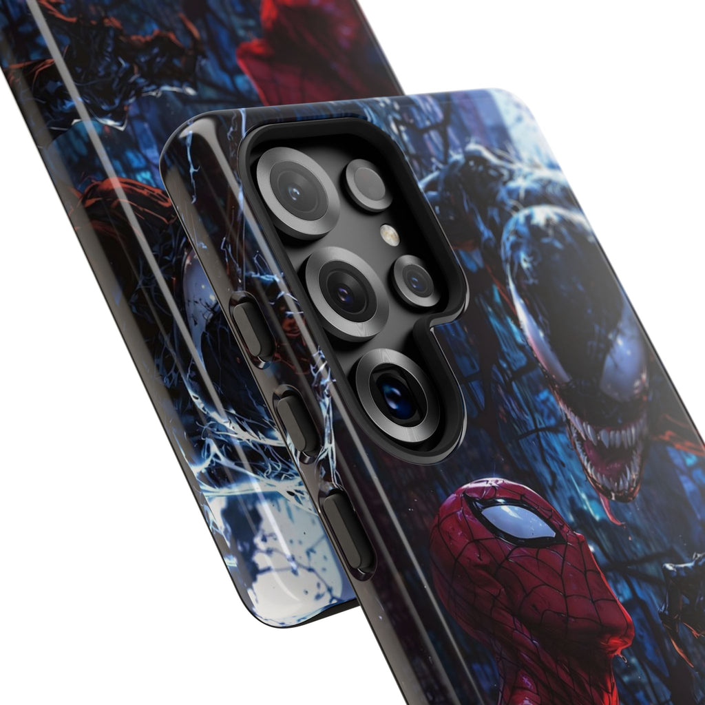 Venom x Spiderman Phone Case, Tough Cases for iPhones, Samsung, and Pixel