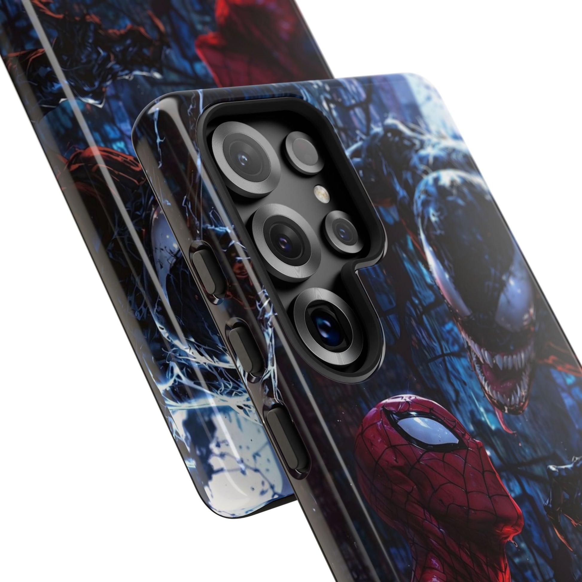 Venom x Spiderman Phone Case, Tough Cases for iPhones, Samsung, and Pixel