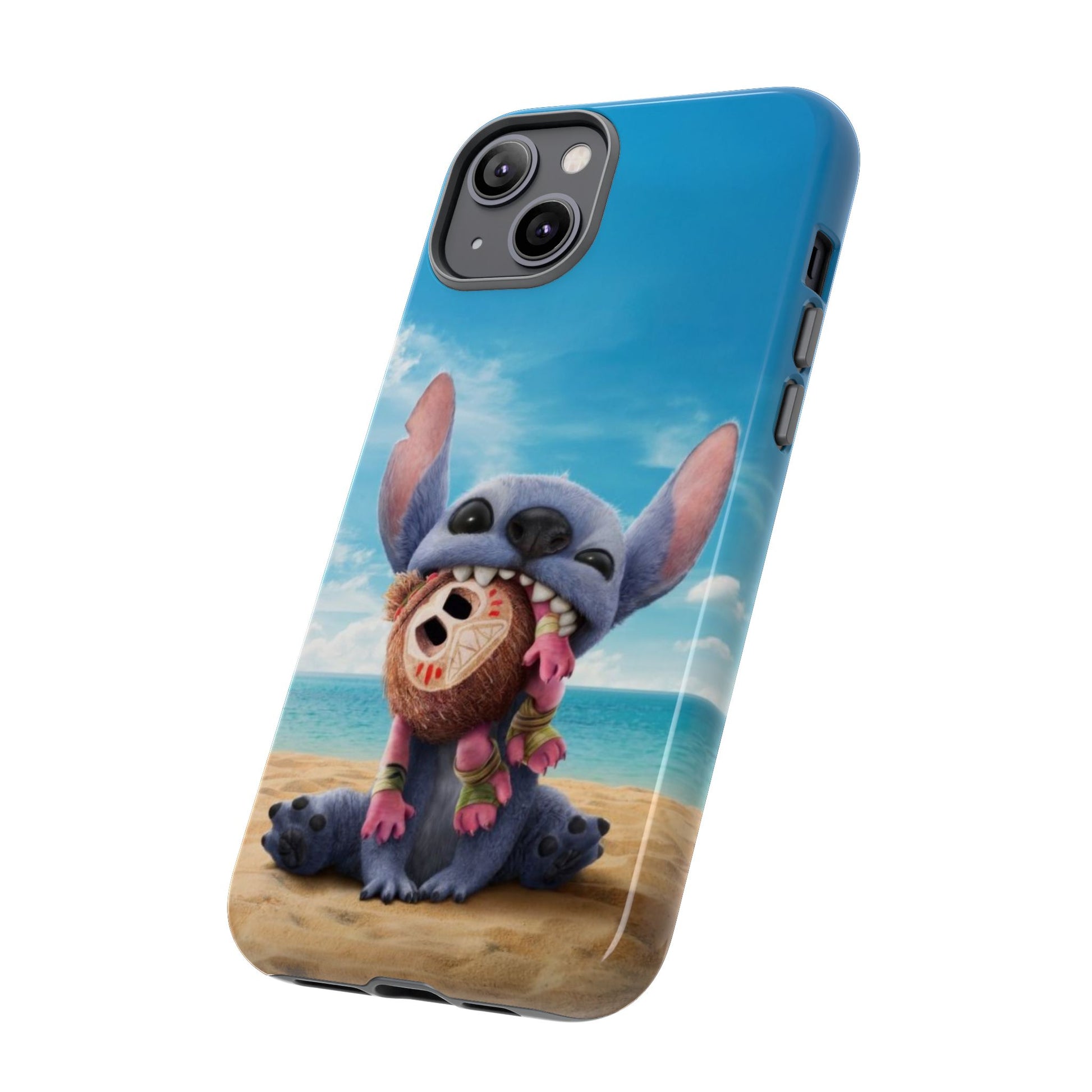 Stitch Beach Sunset Landscape Phone Case for iPhone, Samsung Galaxy, & Pixel Phones