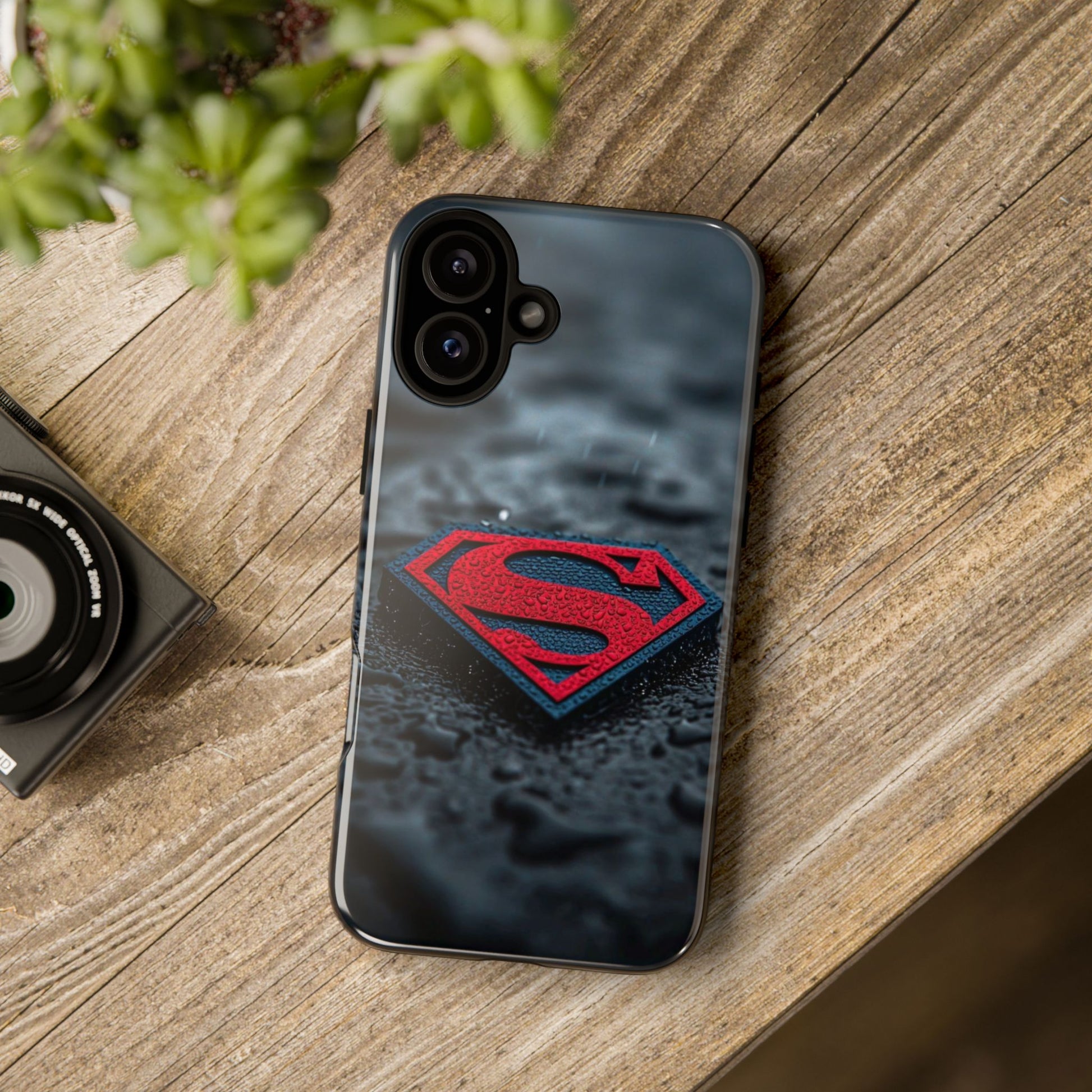 Superman Logo Tough Cases for iPhones, Samsung, and Pixel