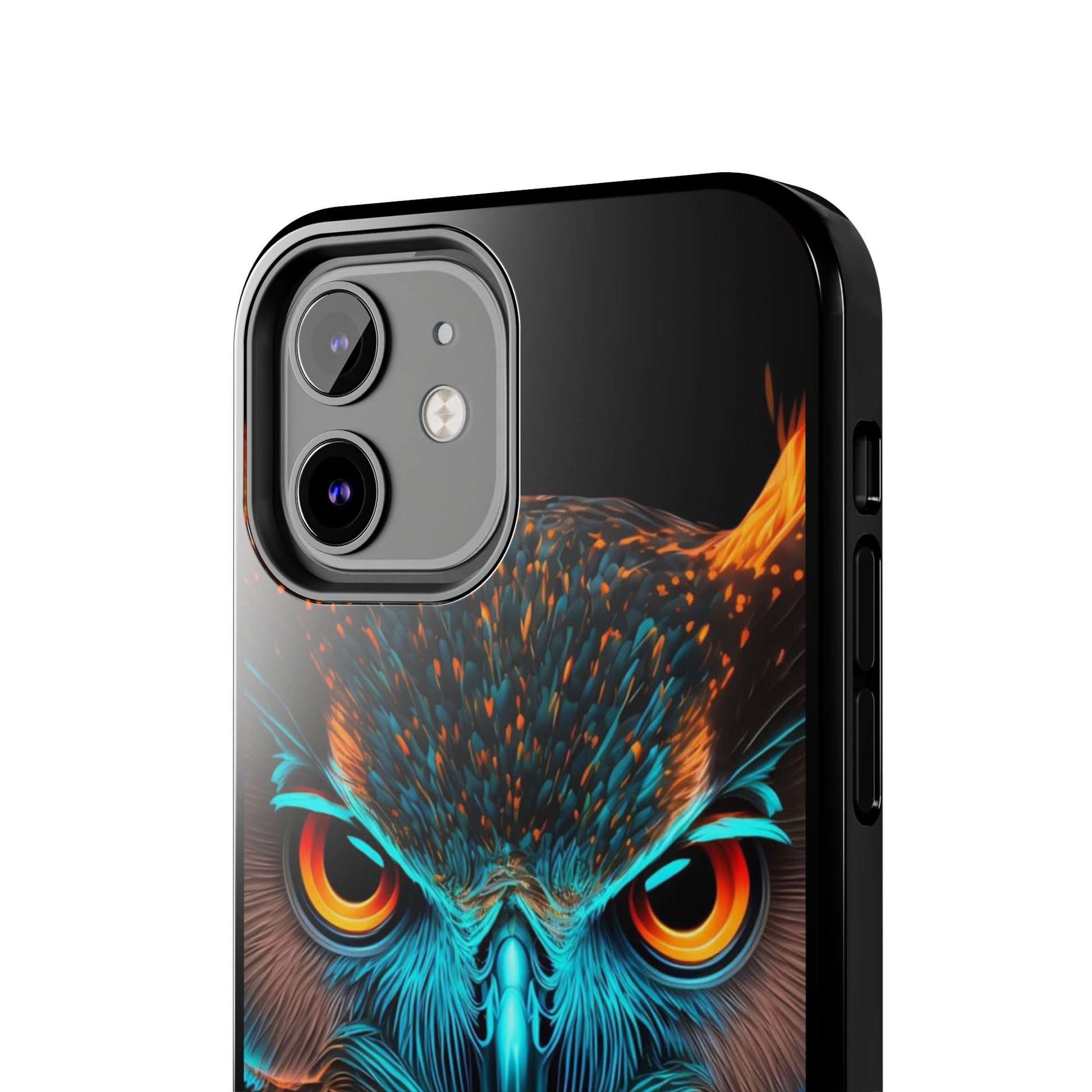 Neon Owl Theme Phone Cases for iPhones & Samsung Phones
