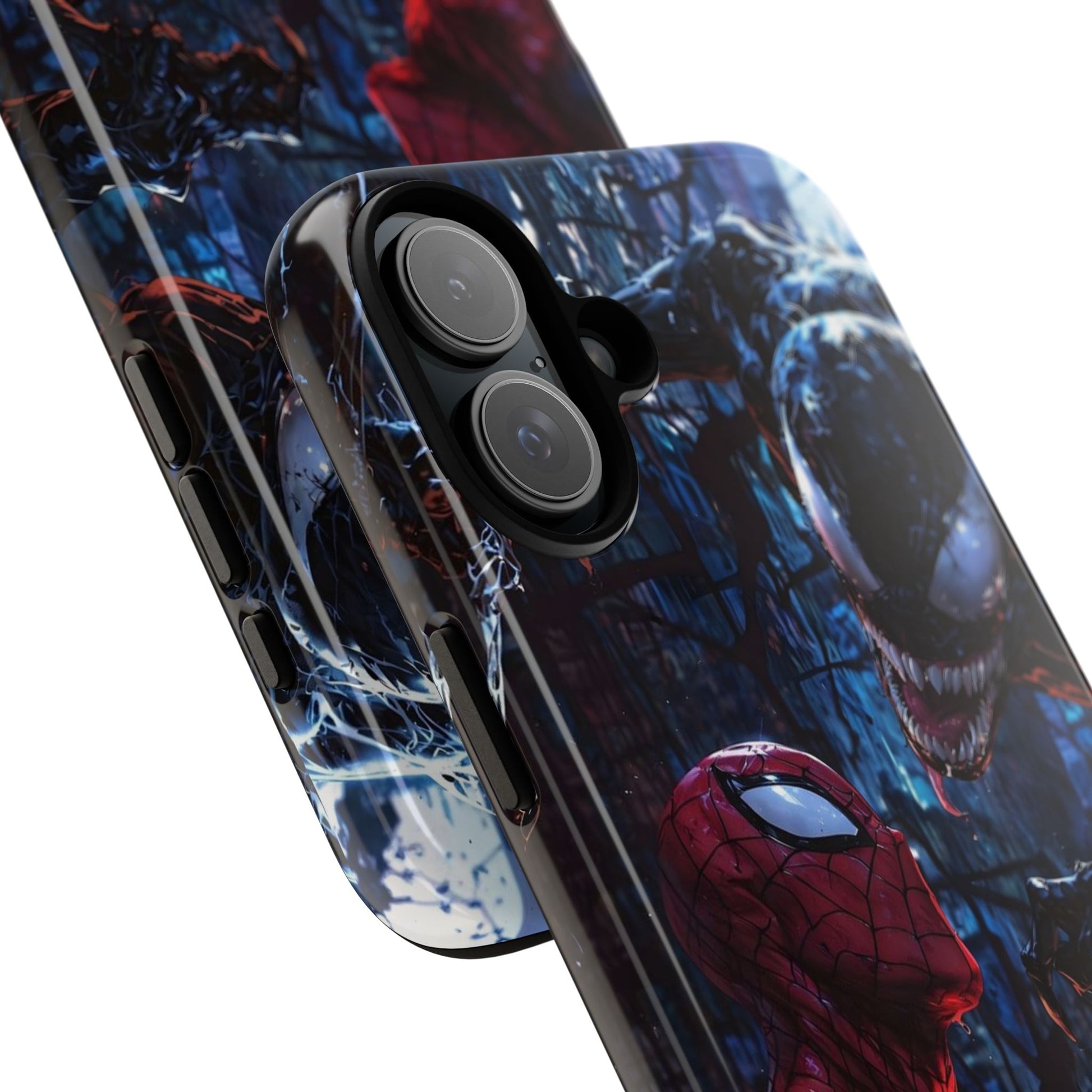 Venom x Spiderman Phone Case, Tough Cases for iPhones, Samsung, and Pixel